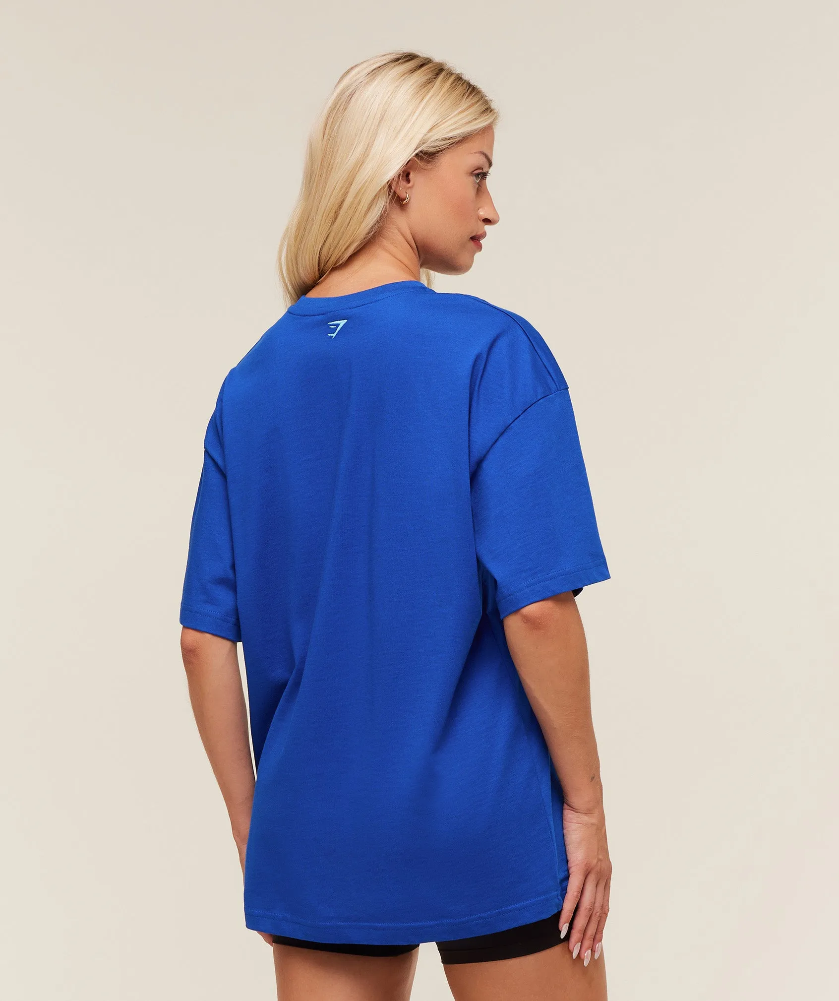 Gymshark Collegiate Graphic T-Shirt - Athletic Blue sold by Gymshark product image thumbnail 2