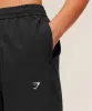 Gymshark Everyday Woven Straight Leg Joggers - Black sold by Gymshark