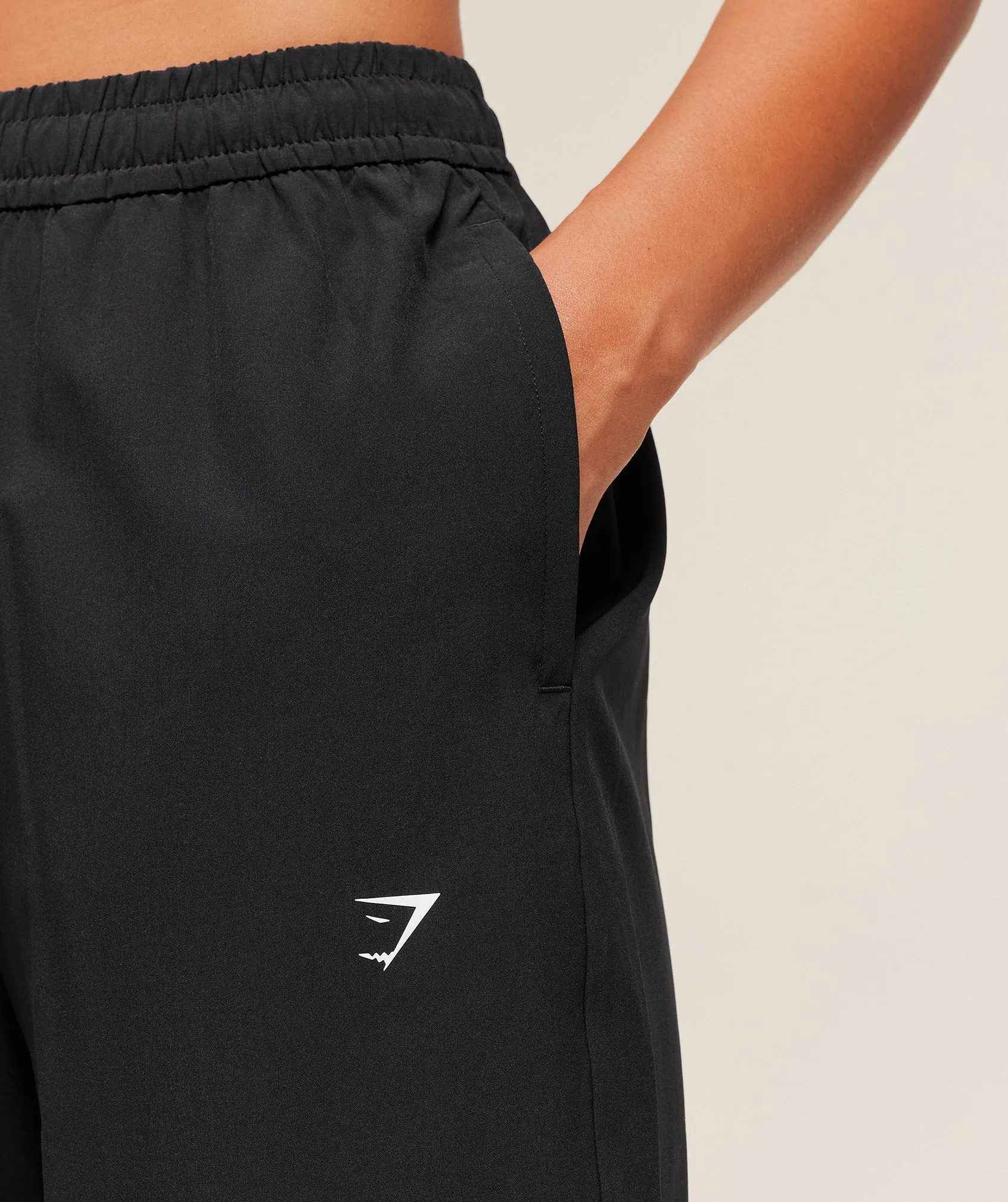 Gymshark Training Everyday Woven Straight Leg Pants - Black sold by Gymshark product image thumbnail 4