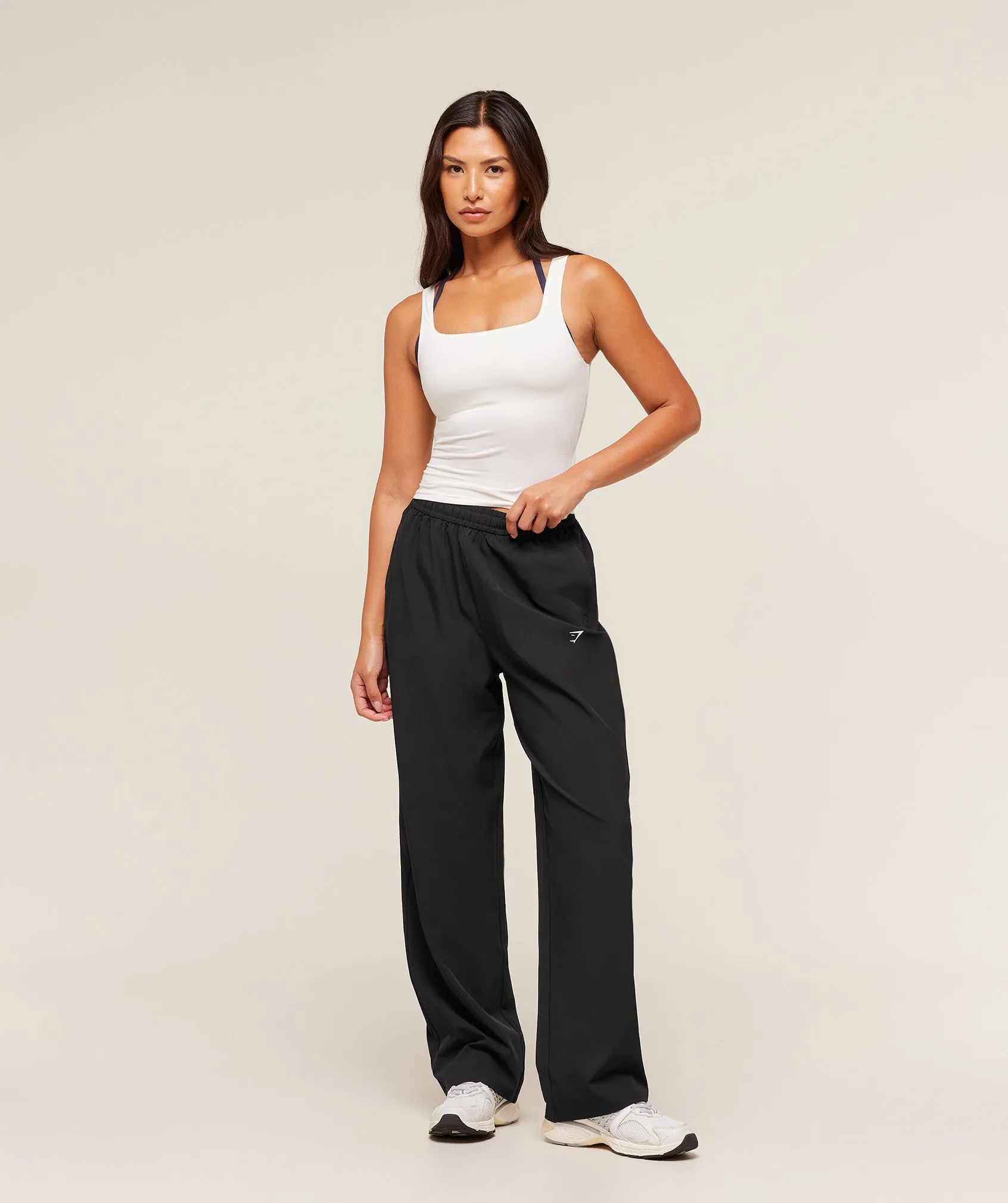 Gymshark Training Everyday Woven Straight Leg Pants - Black sold by Gymshark product image thumbnail 3