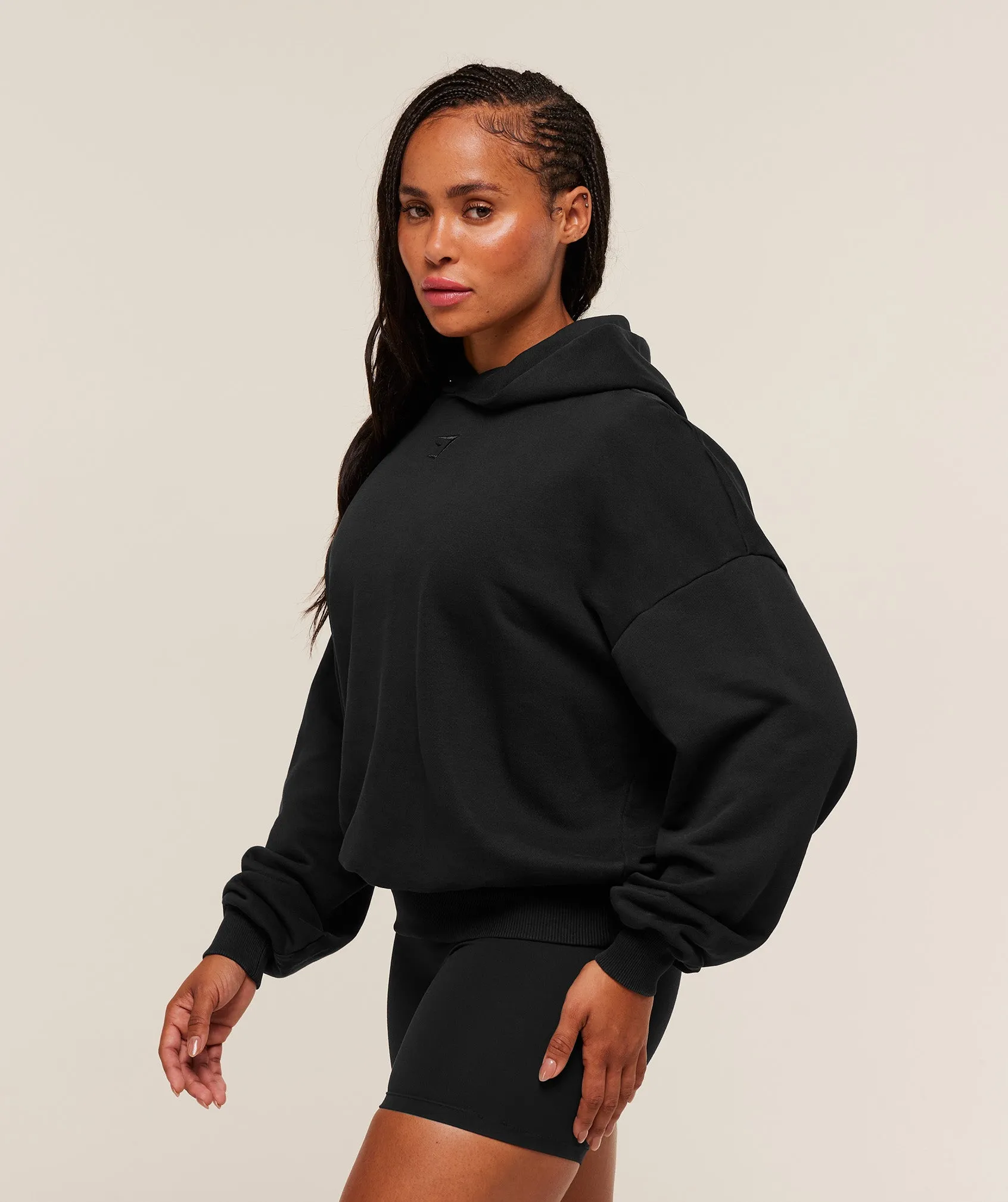 Gymshark Power Washed Oversized Hoodie - Black/Acid Wash sold by Gymshark product image thumbnail 3