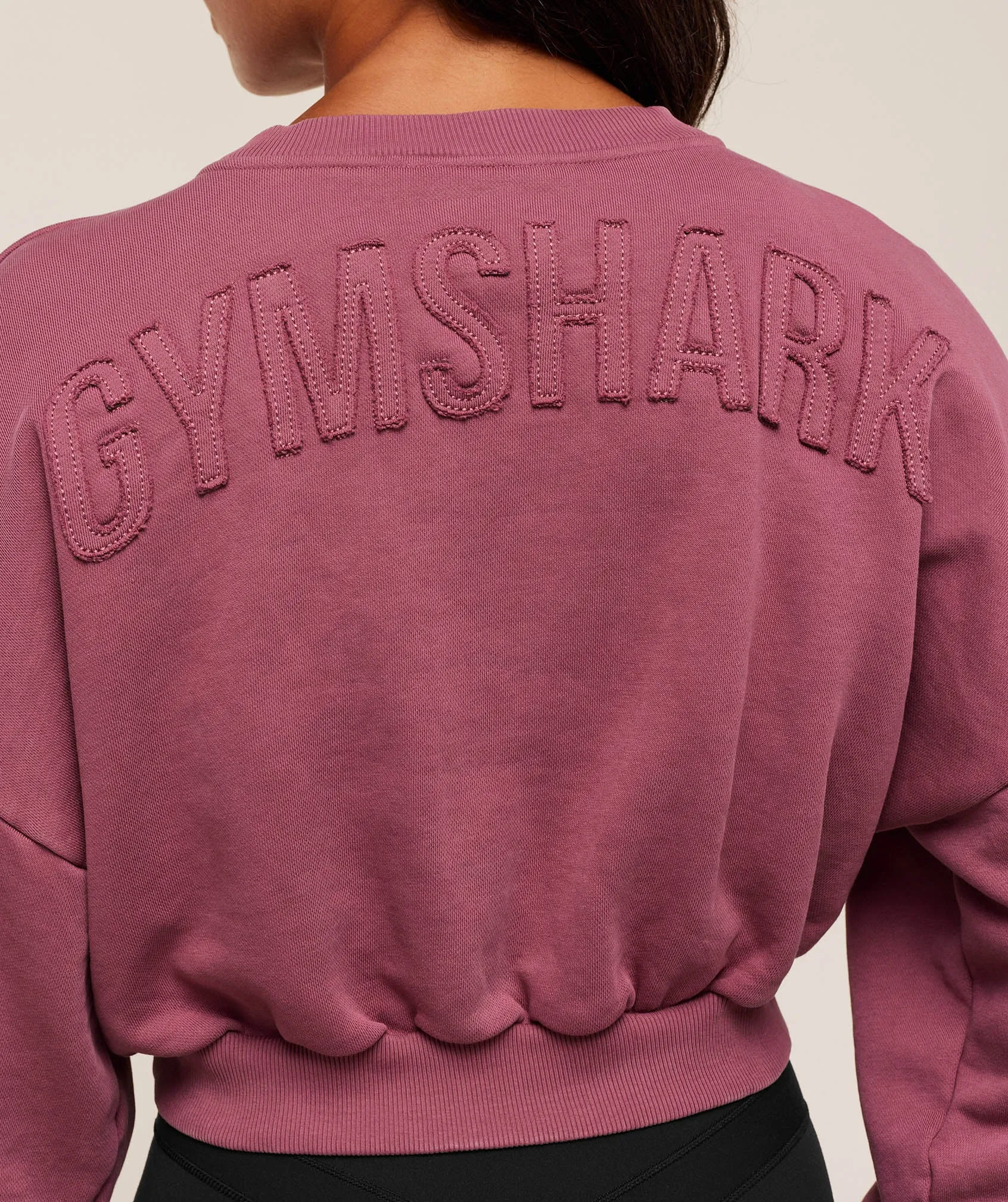 Gymshark Power Washed Sweat Top - Reset Pink/Acid Wash Small Ball sold by Gymshark product image thumbnail 3