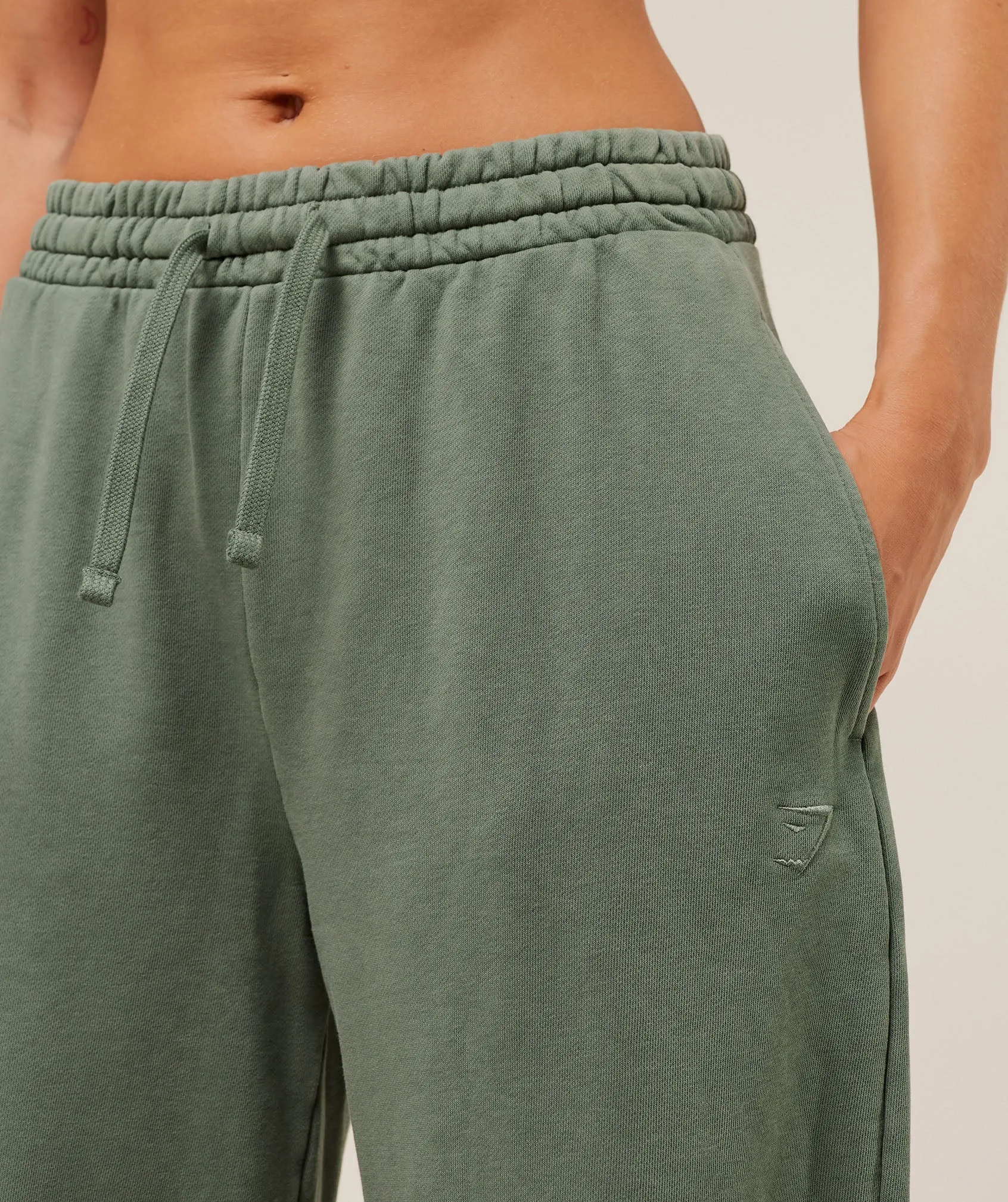 Gymshark Power Washed Joggers - Unit Green/Acid Wash Small Ball sold by Gymshark product image thumbnail 4