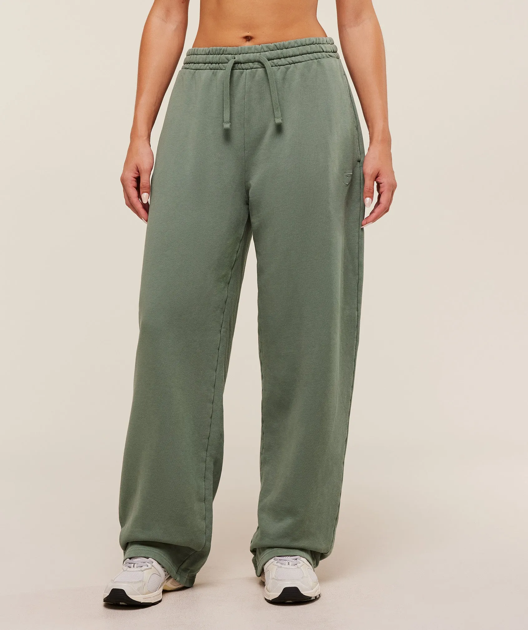 Gymshark Power Washed Joggers - Unit Green/Acid Wash Small Ball sold by Gymshark