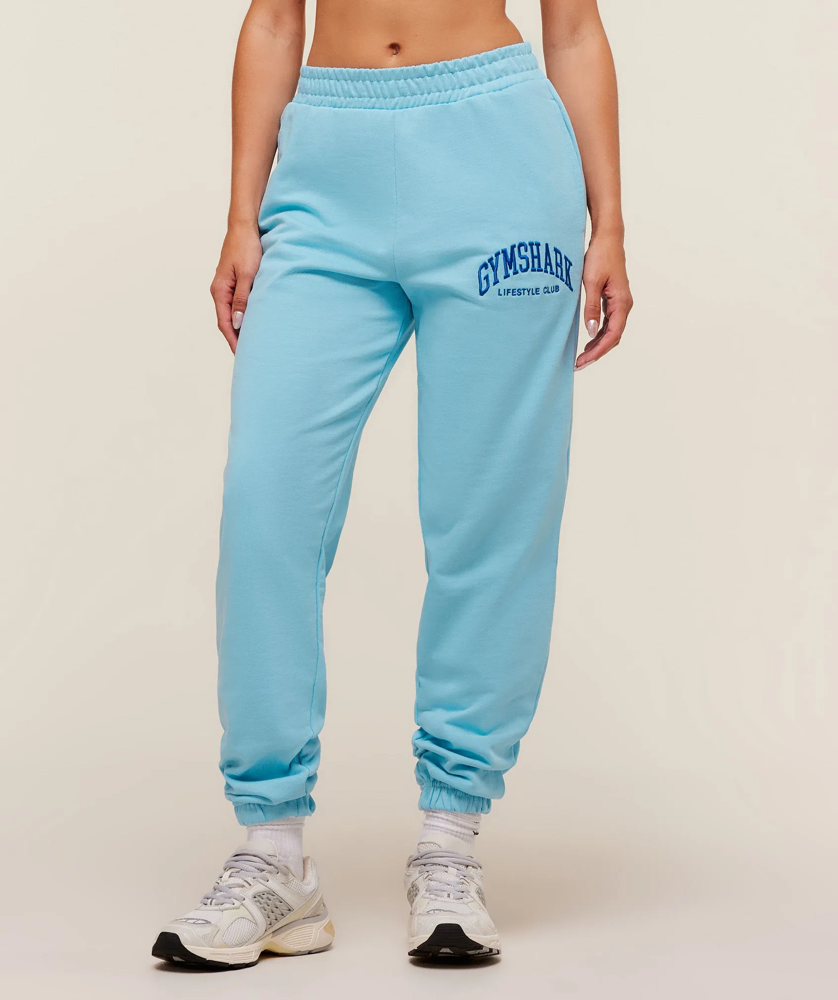 Gymshark Collegiate Graphic Joggers - Athletic Light Blue sold by Gymshark product image thumbnail 2