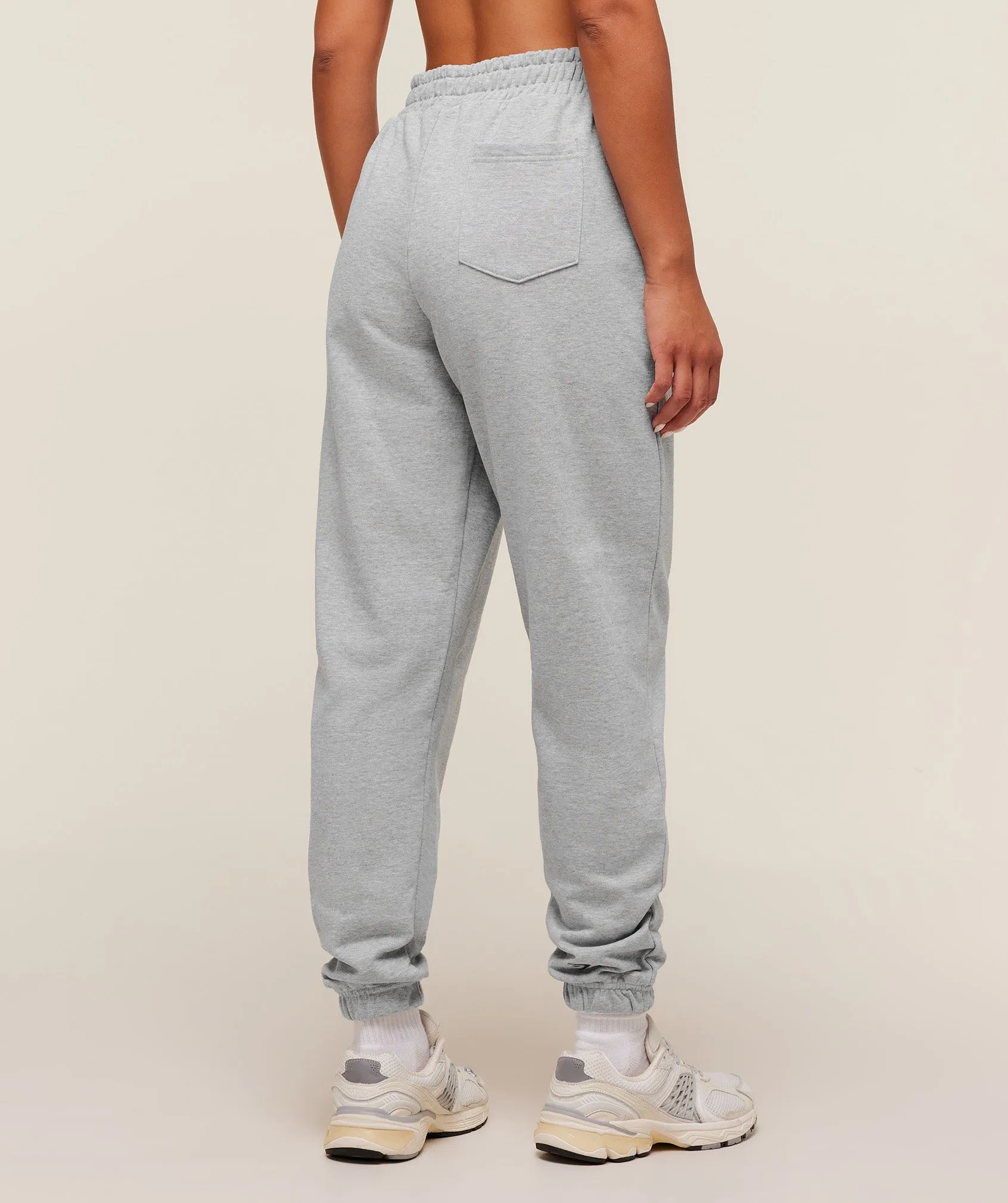 Gymshark Collegiate Graphic Joggers - Light Grey Core Marl sold by Gymshark product image thumbnail 2