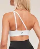 Gymshark One Shoulder Sports Bra - White sold by Gymshark