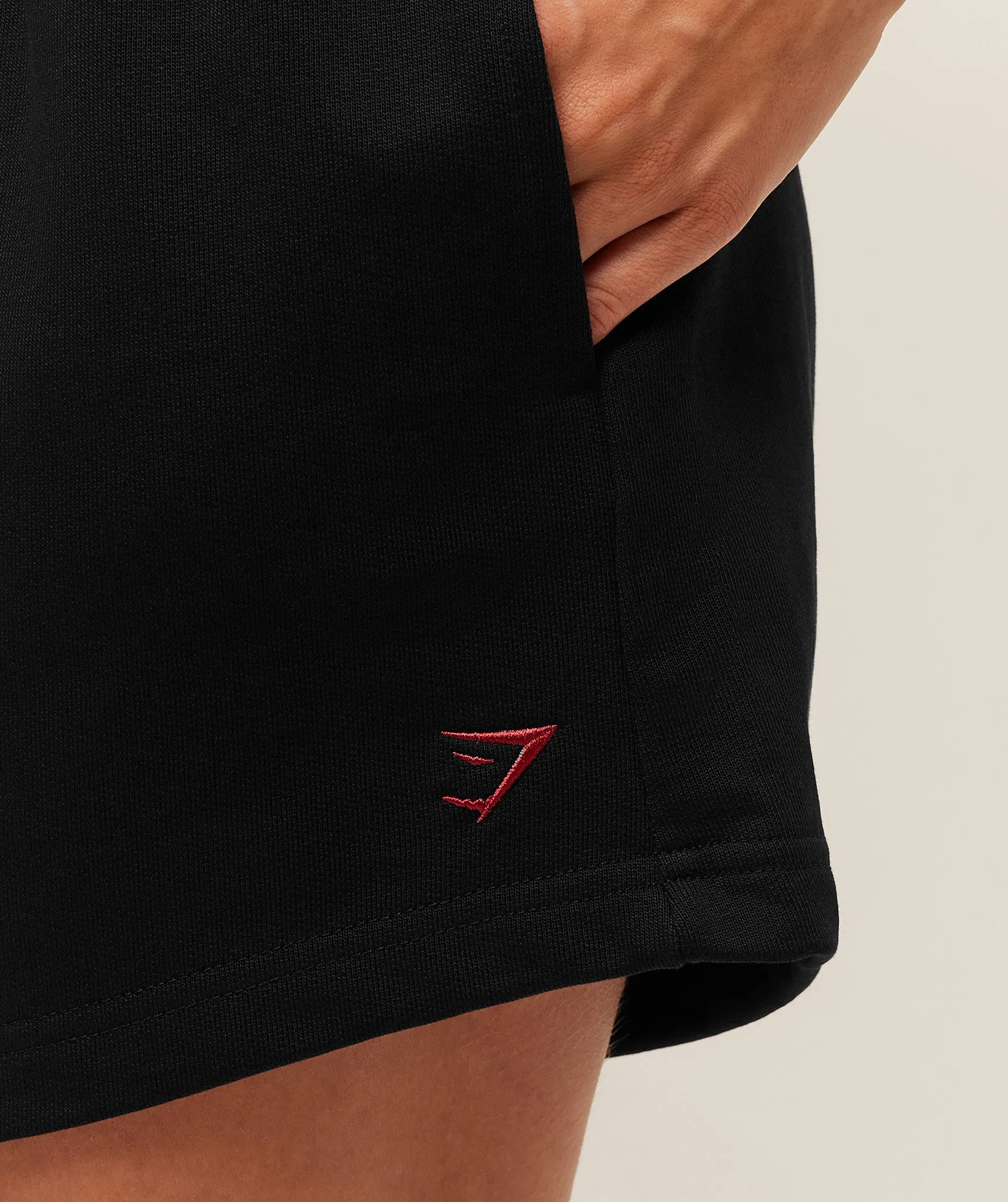 Gymshark Collegiate Graphic Shorts - Black sold by Gymshark product image thumbnail 4