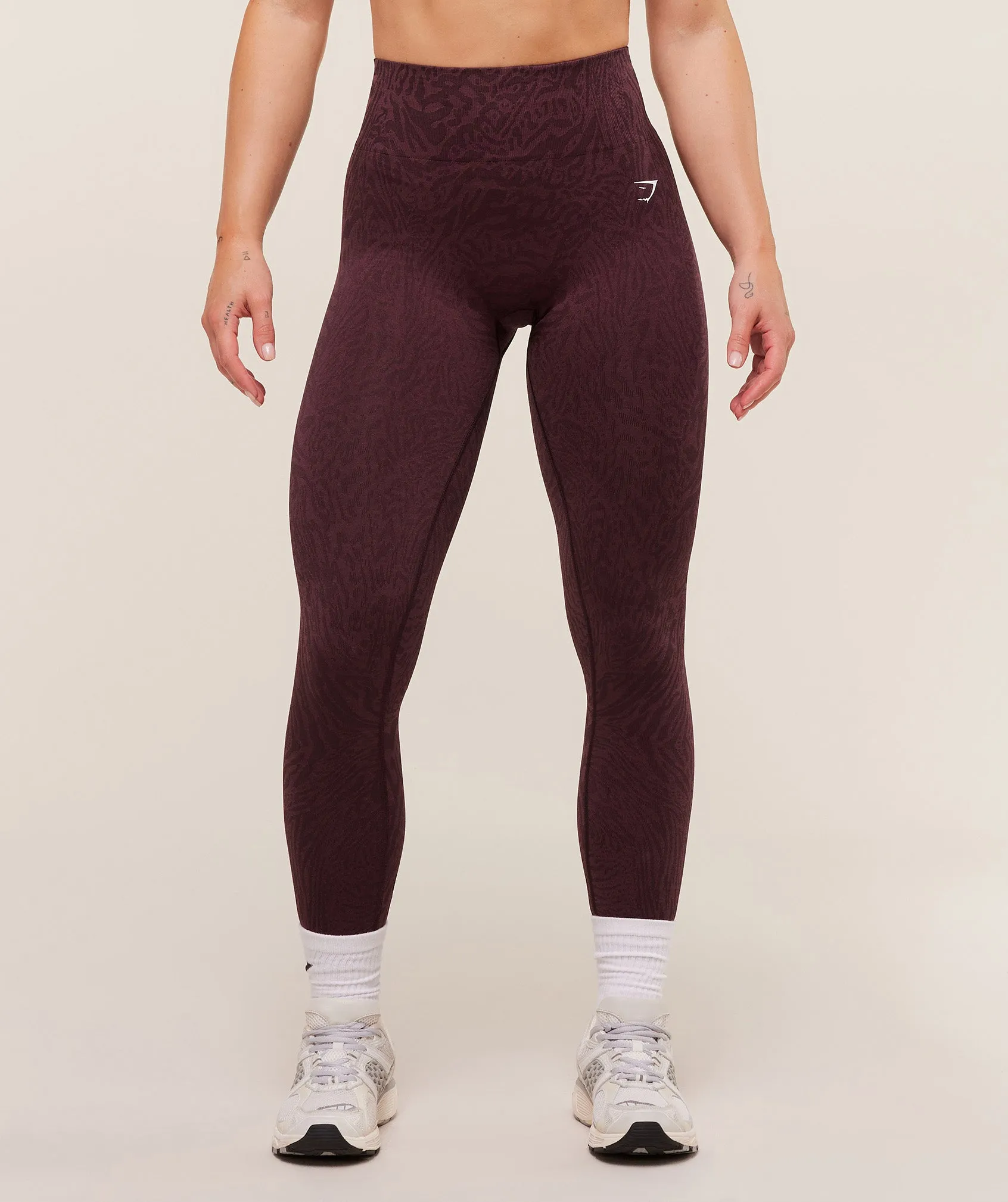 Gymshark Adapt Animal Seamless Leggings - Cherry Purple/Reset Pink sold by Gymshark