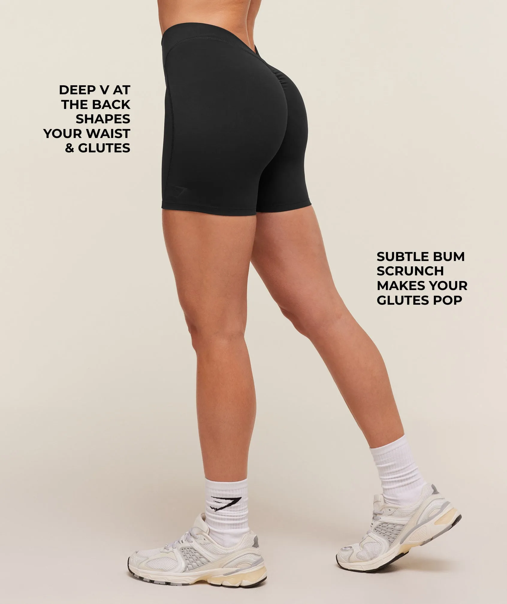 Gymshark Lifting Dipped Waistband Short - Black sold by Gymshark product image thumbnail 2