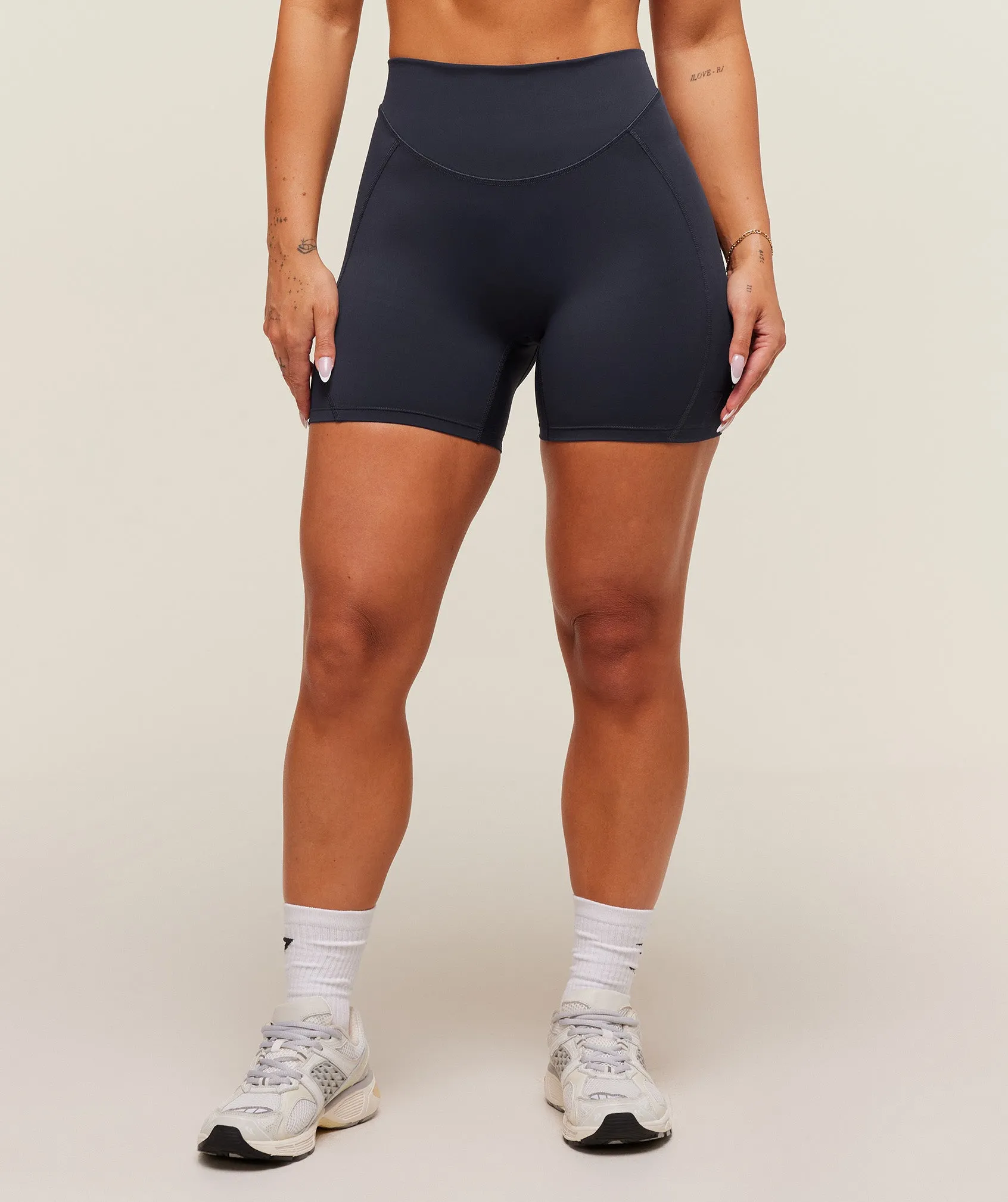 Gymshark Lifting Dipped Waistband Shorts - Heavy Blue sold by Gymshark product image thumbnail 3
