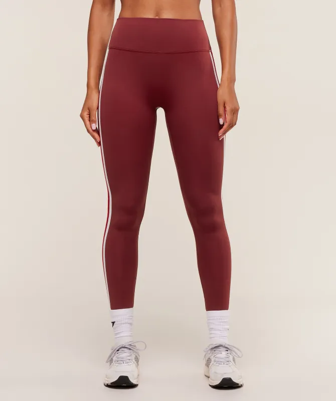 Gymshark Piping Legging - Sets Red/Carmine Red/Soft White sold by Gymshark