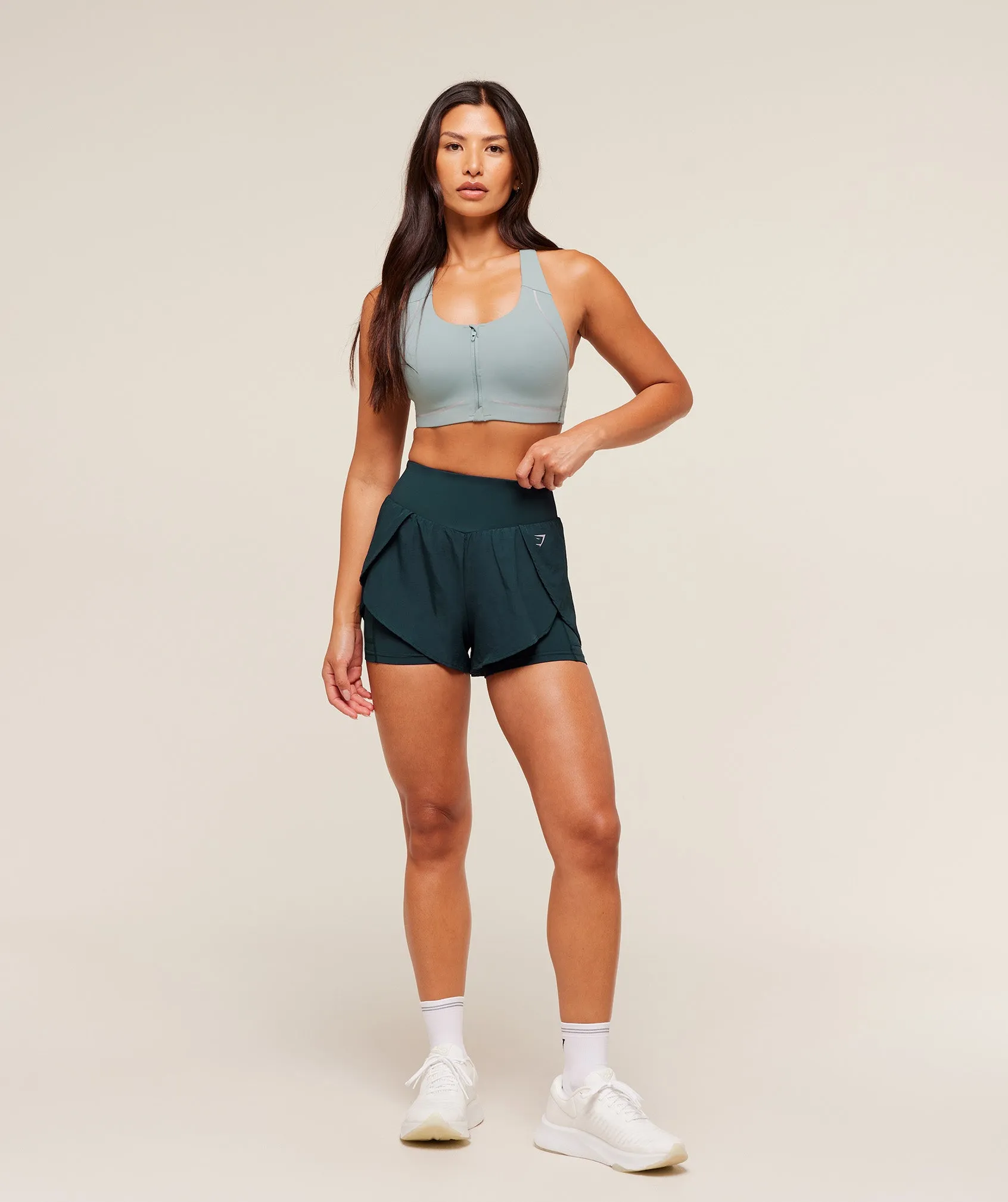 Gymshark Running 2-in-1 Shorts - Deep Petrol Blue sold by Gymshark product image thumbnail 4