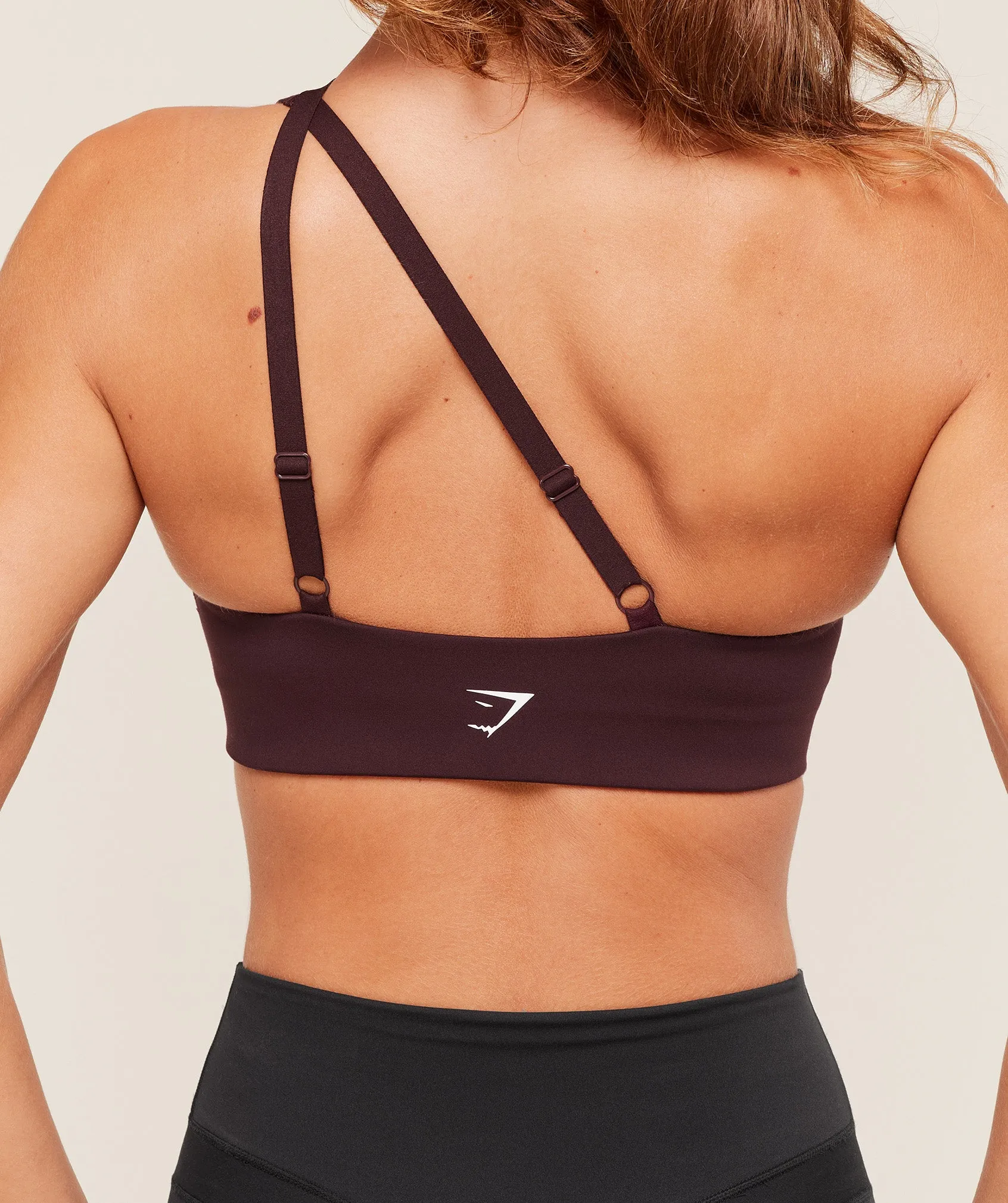 Gymshark One Shoulder Sports Bra - Cherry Purple sold by Gymshark product image thumbnail 5