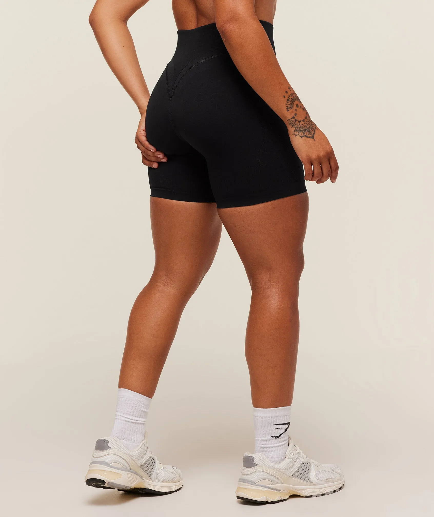 Gymshark Activate Seamless Shorts - Black sold by Gymshark product image thumbnail 3