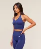 Gymshark Vital Halter Neck Tank With Shelf - Cobalt Purple Marl sold by Gymshark