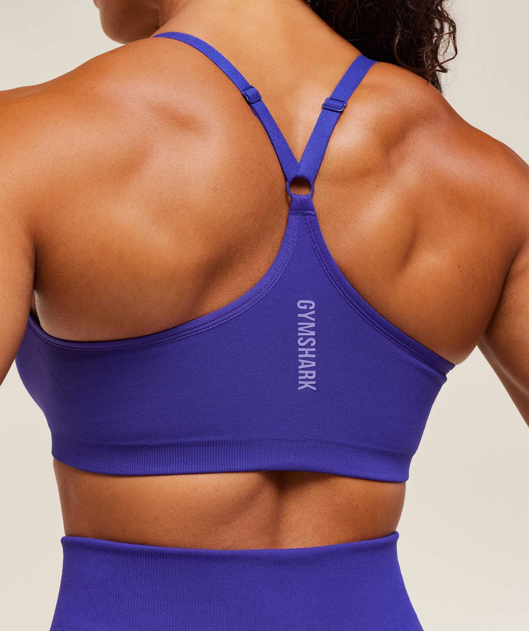 Gymshark Activate Seamless Bralette - Cobalt Purple sold by Gymshark product image thumbnail 5