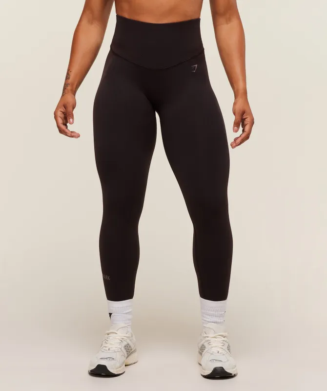 Gymshark Activate Seamless Leggings - Plum Brown sold by Gymshark