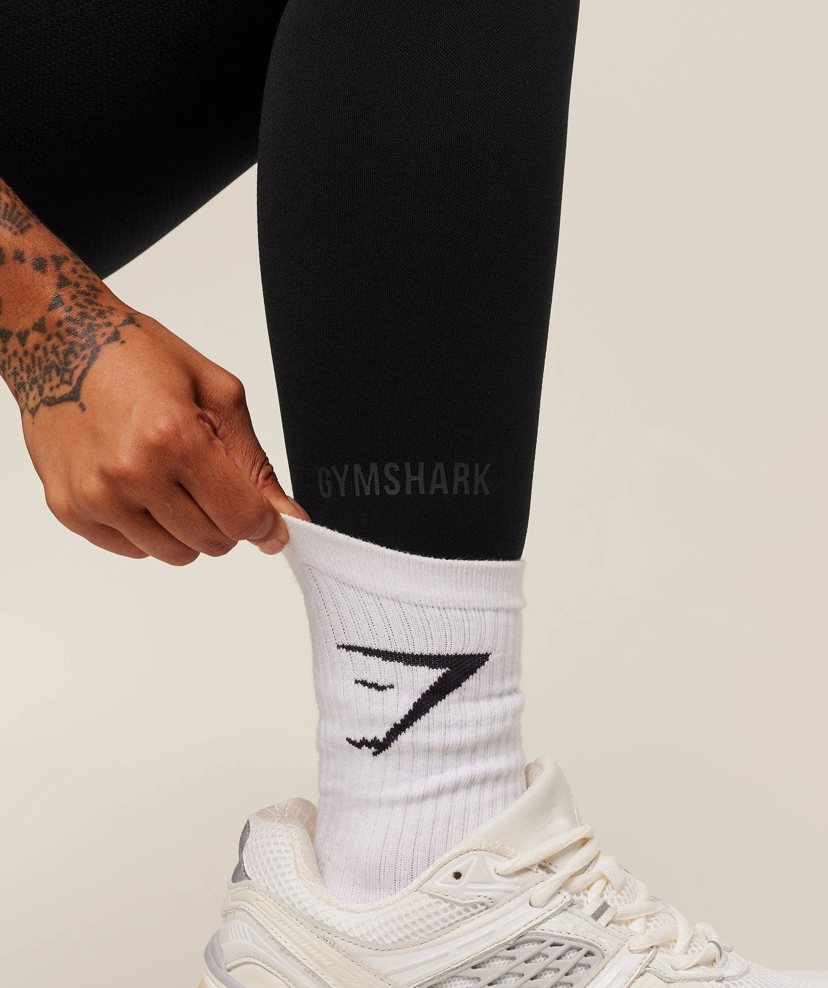 Gymshark Activate Seamless Leggings - Black sold by Gymshark product image thumbnail 5