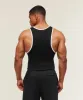 Gymshark Ribbed Tank 1PK - Black/White sold by Gymshark