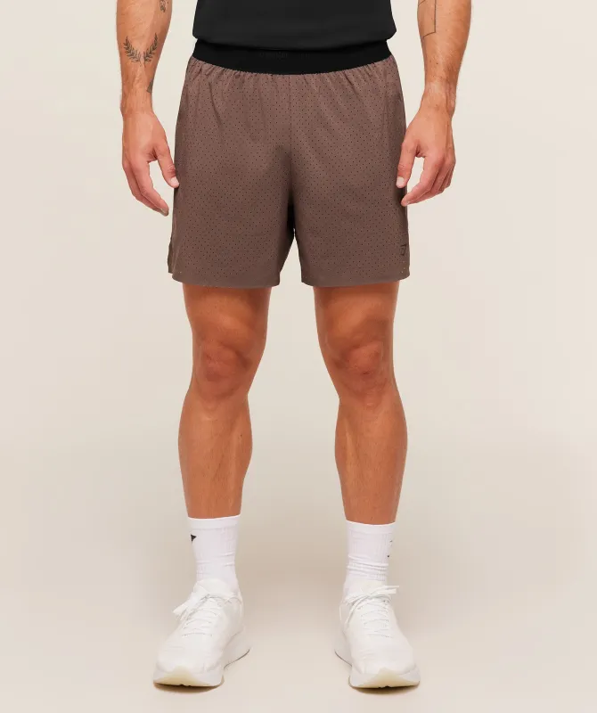 Gymshark Sport Zero 5" Short - Soft Brown sold by Gymshark