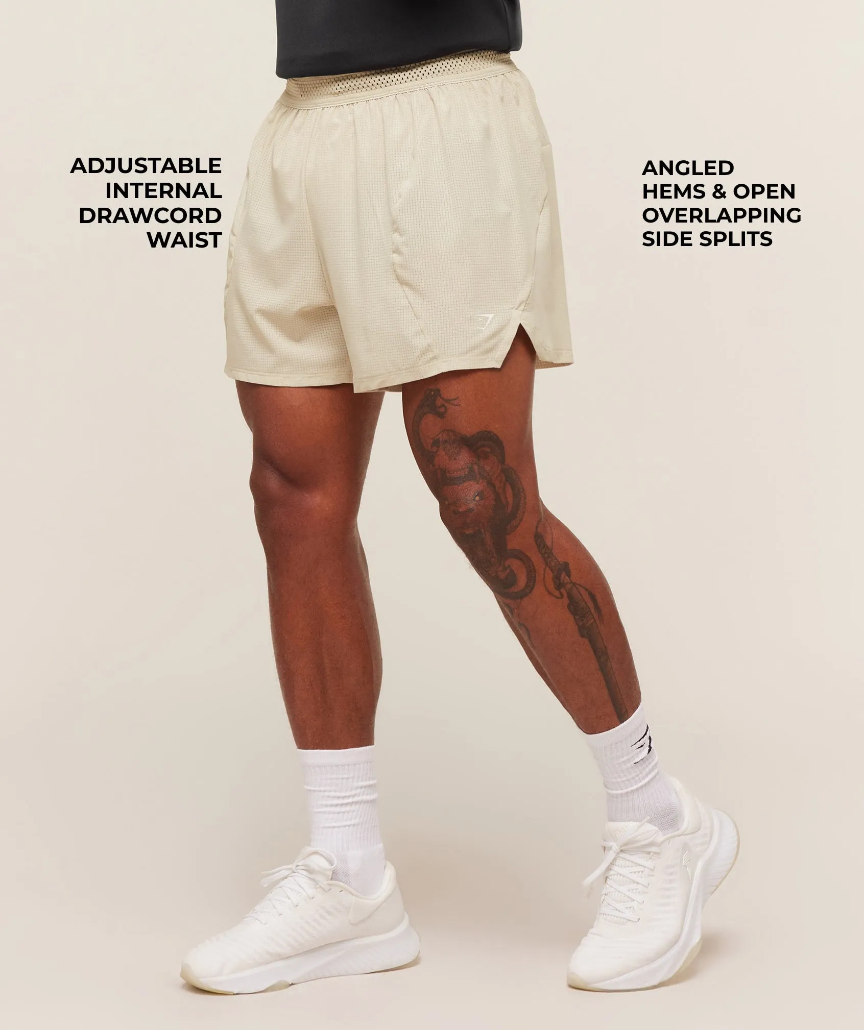 Gymshark Running Shorts 5" - Pebble Grey sold by Gymshark product image thumbnail 2