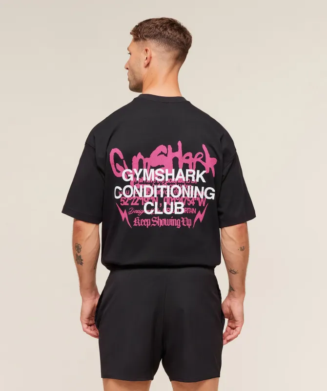 Gymshark GSCC T-Shirt - Black sold by Gymshark
