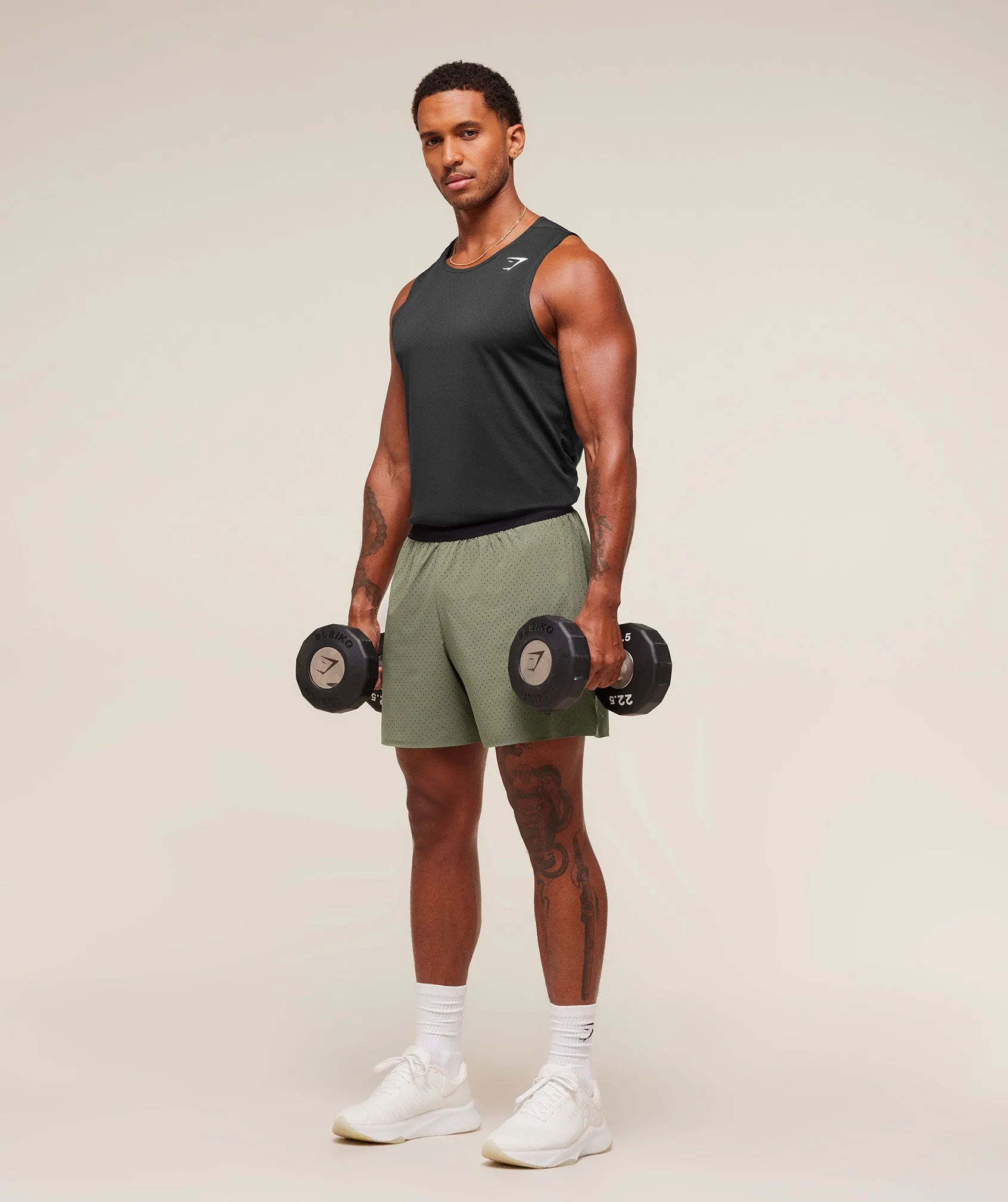 Gymshark Sport Zero 5" Short - Base Green sold by Gymshark product image thumbnail 4