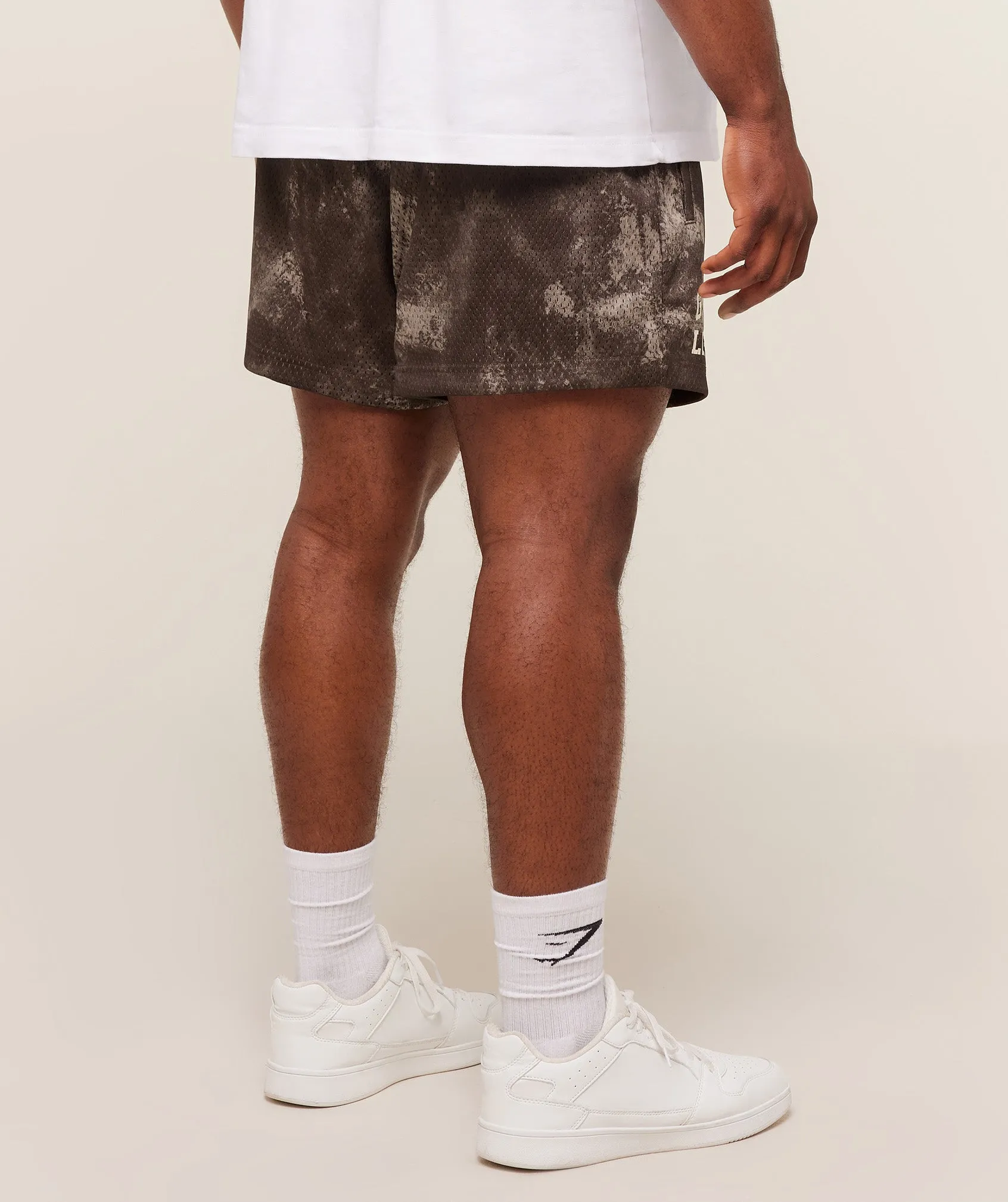 Gymshark Lifting Mesh 5" Shorts - Lifestyle Brown sold by Gymshark product image thumbnail 2