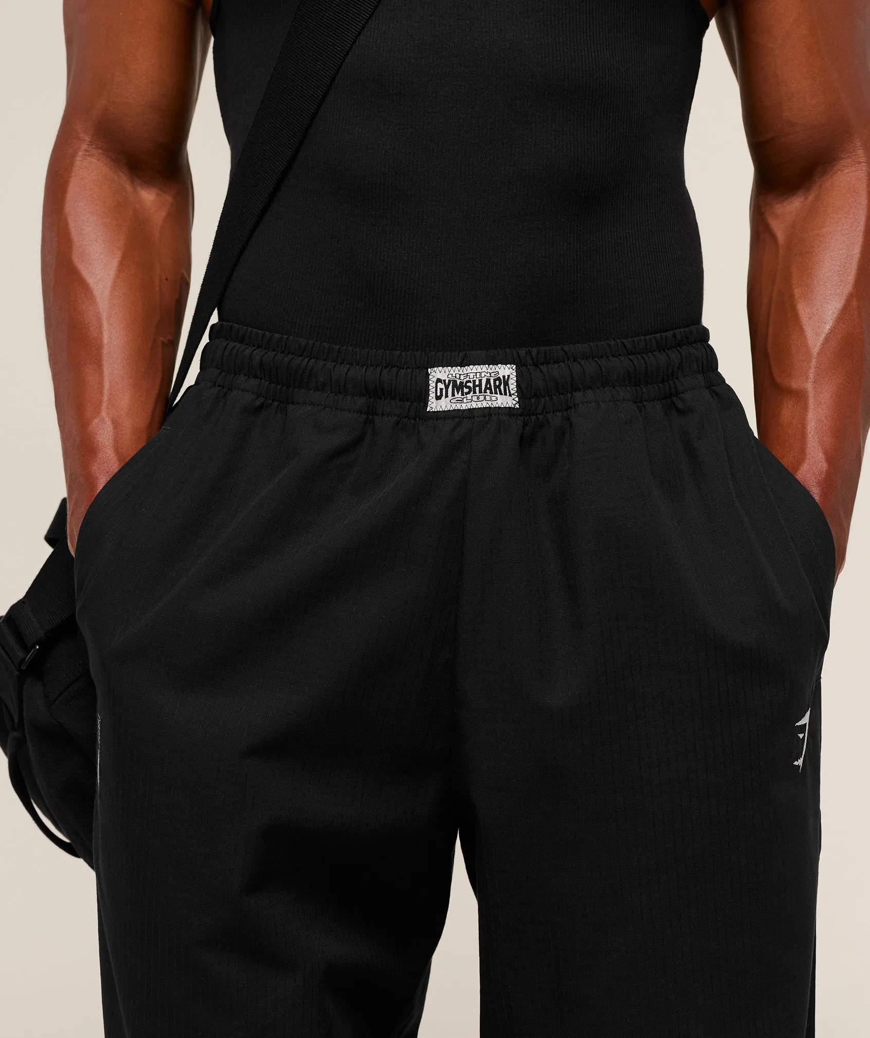 Gymshark Straight Leg Pumper Pants - Black sold by Gymshark product image thumbnail 5
