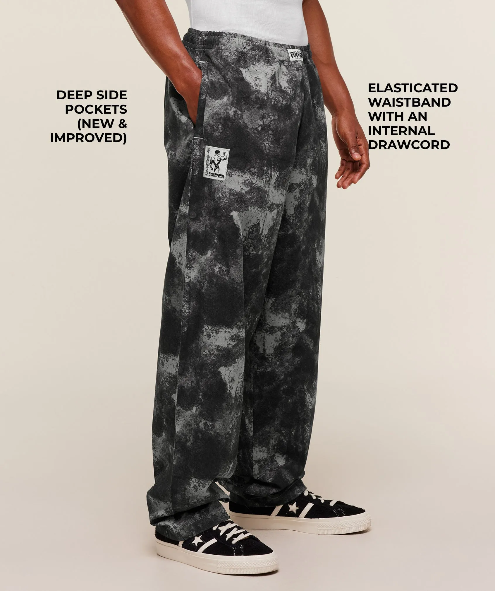 Gymshark Straight Leg Pumper Pants - Smokey Grey sold by Gymshark product image thumbnail 3