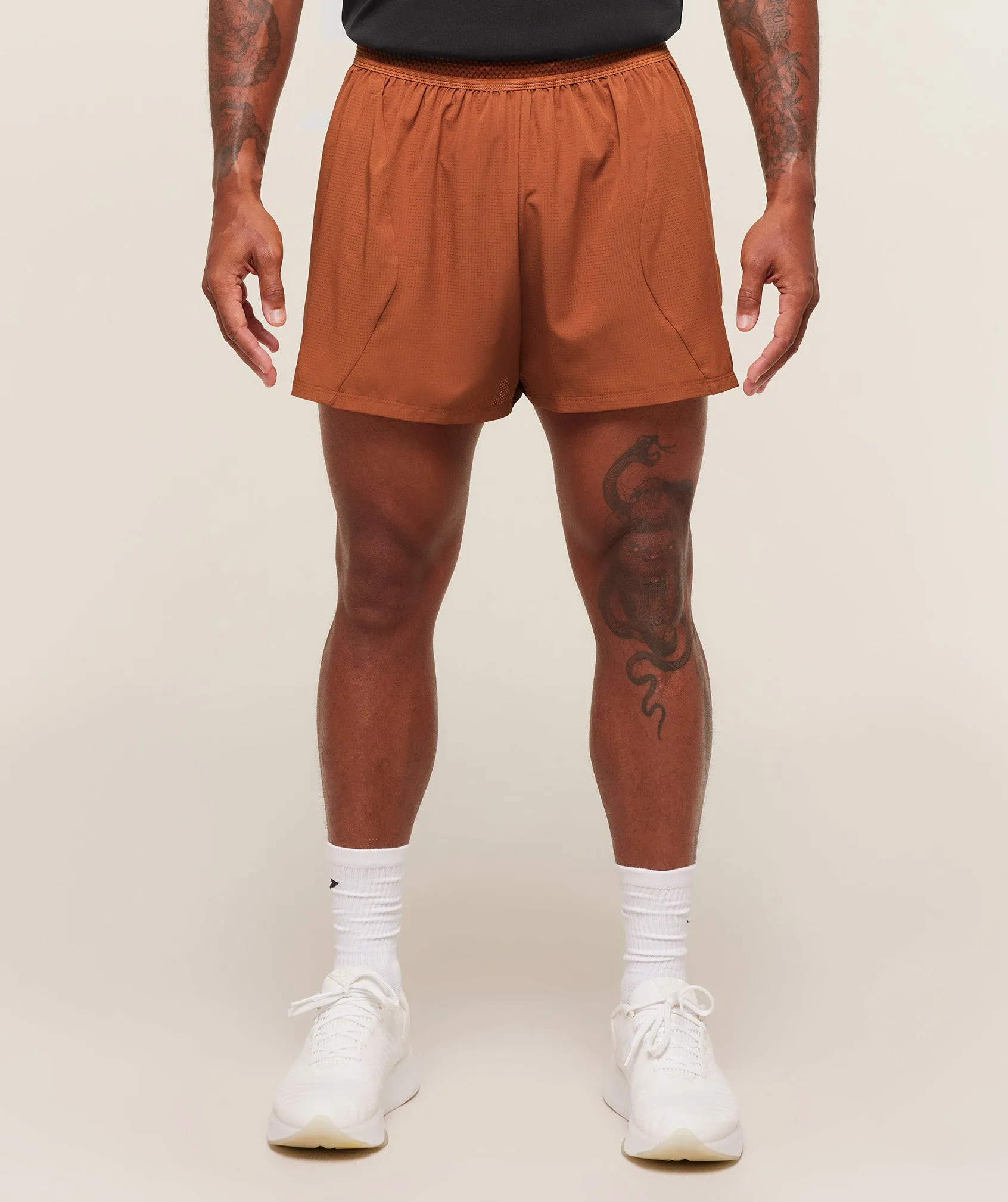 Gymshark Running Shorts 5" - Spiced Brown sold by Gymshark