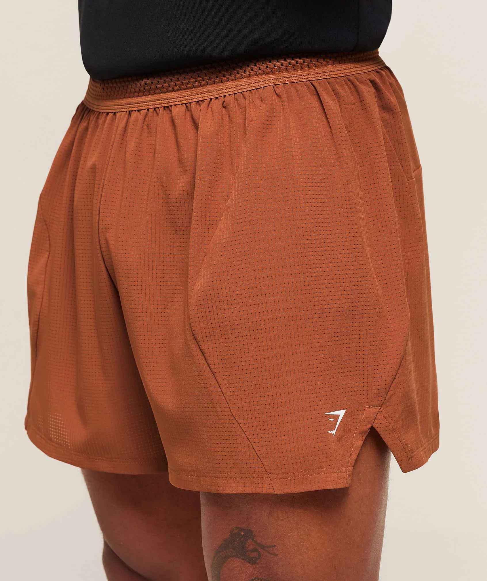 Gymshark Running Shorts 5" - Spiced Brown sold by Gymshark product image thumbnail 5