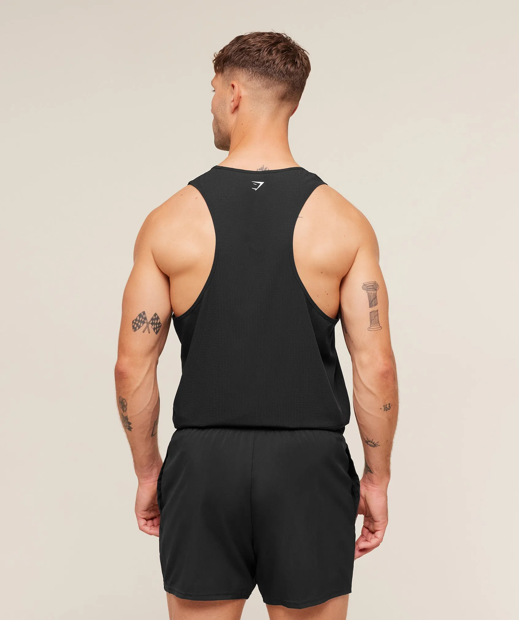 Gymshark Running Tank - Black sold by Gymshark product image thumbnail 3