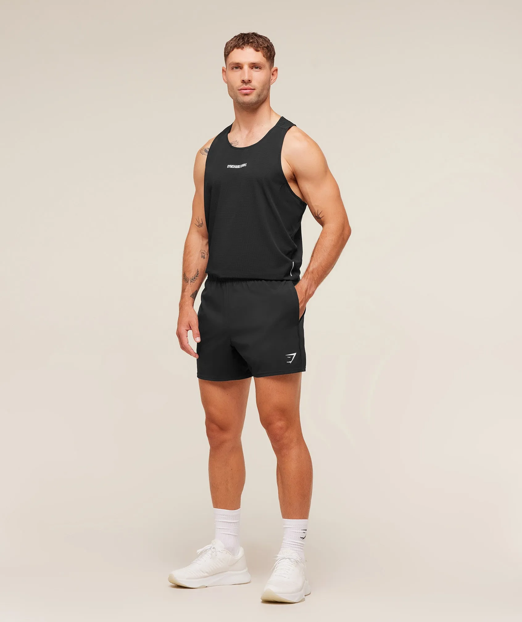 Gymshark Running Tank - Black sold by Gymshark product image thumbnail 4