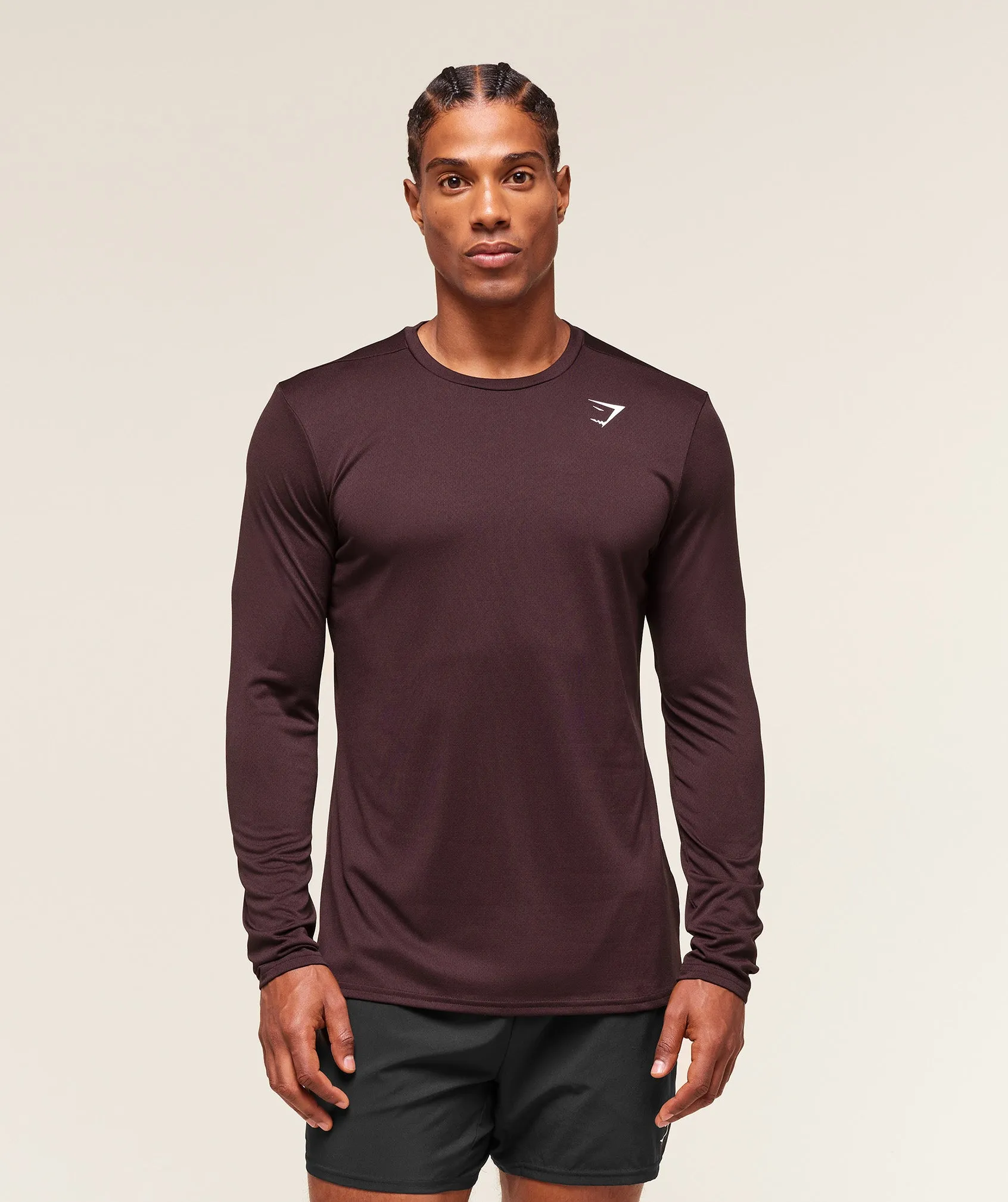 Gymshark Arrival Long Sleeve T-Shirt - Cherry Purple sold by Gymshark product image thumbnail 4