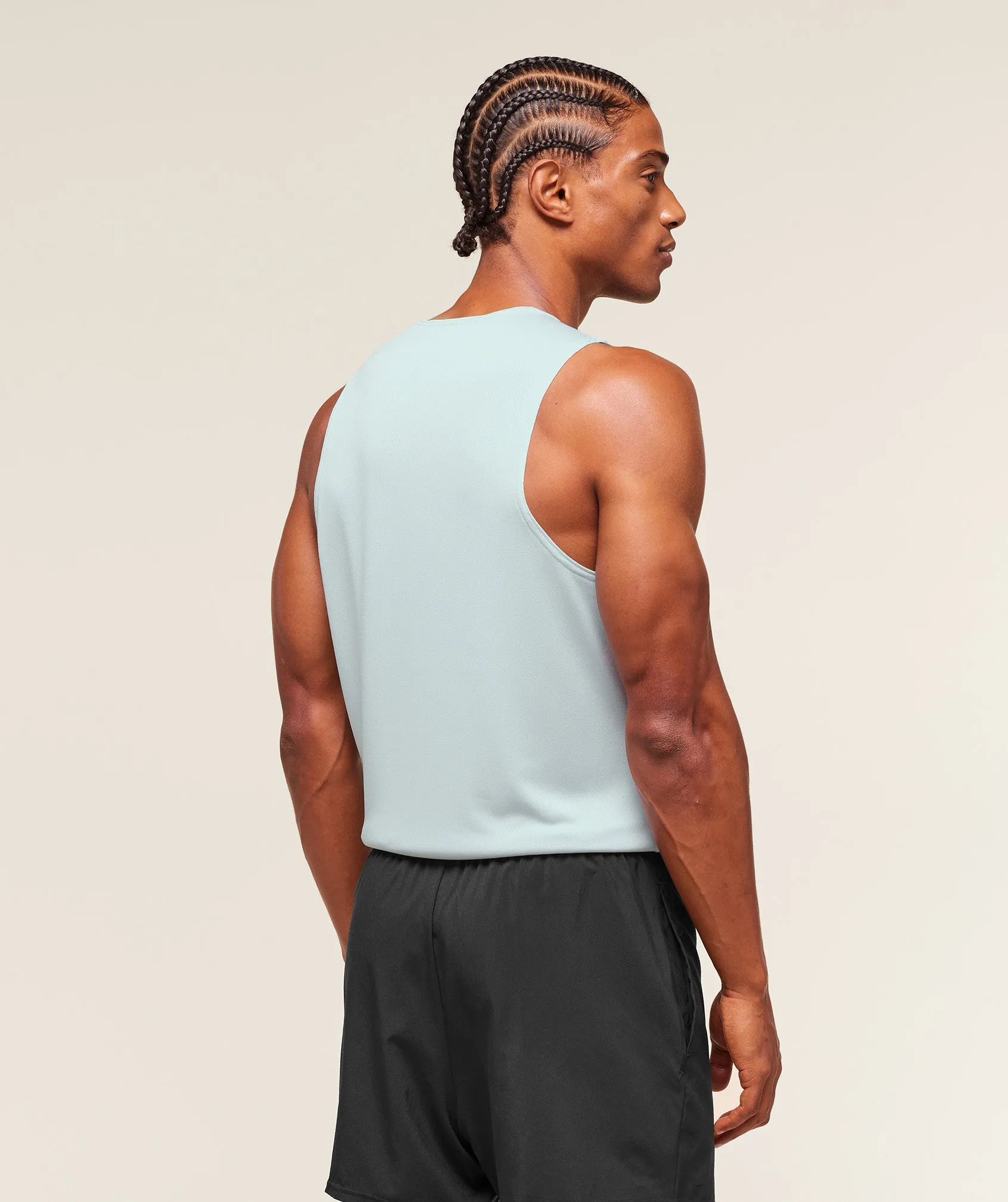 Gymshark Arrival Tank - Smoke Blue sold by Gymshark product image thumbnail 3