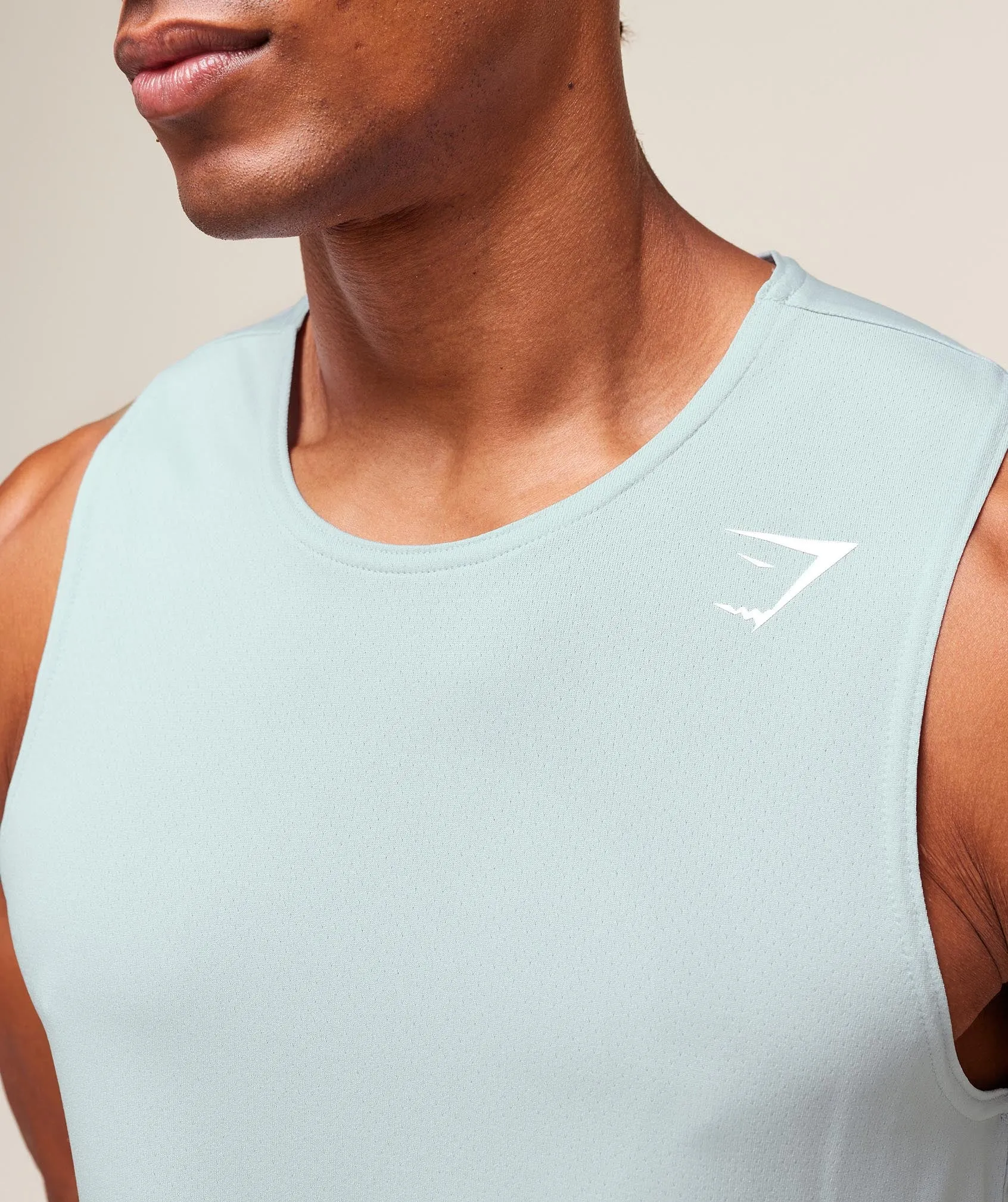 Gymshark Arrival Tank - Smoke Blue sold by Gymshark product image thumbnail 4