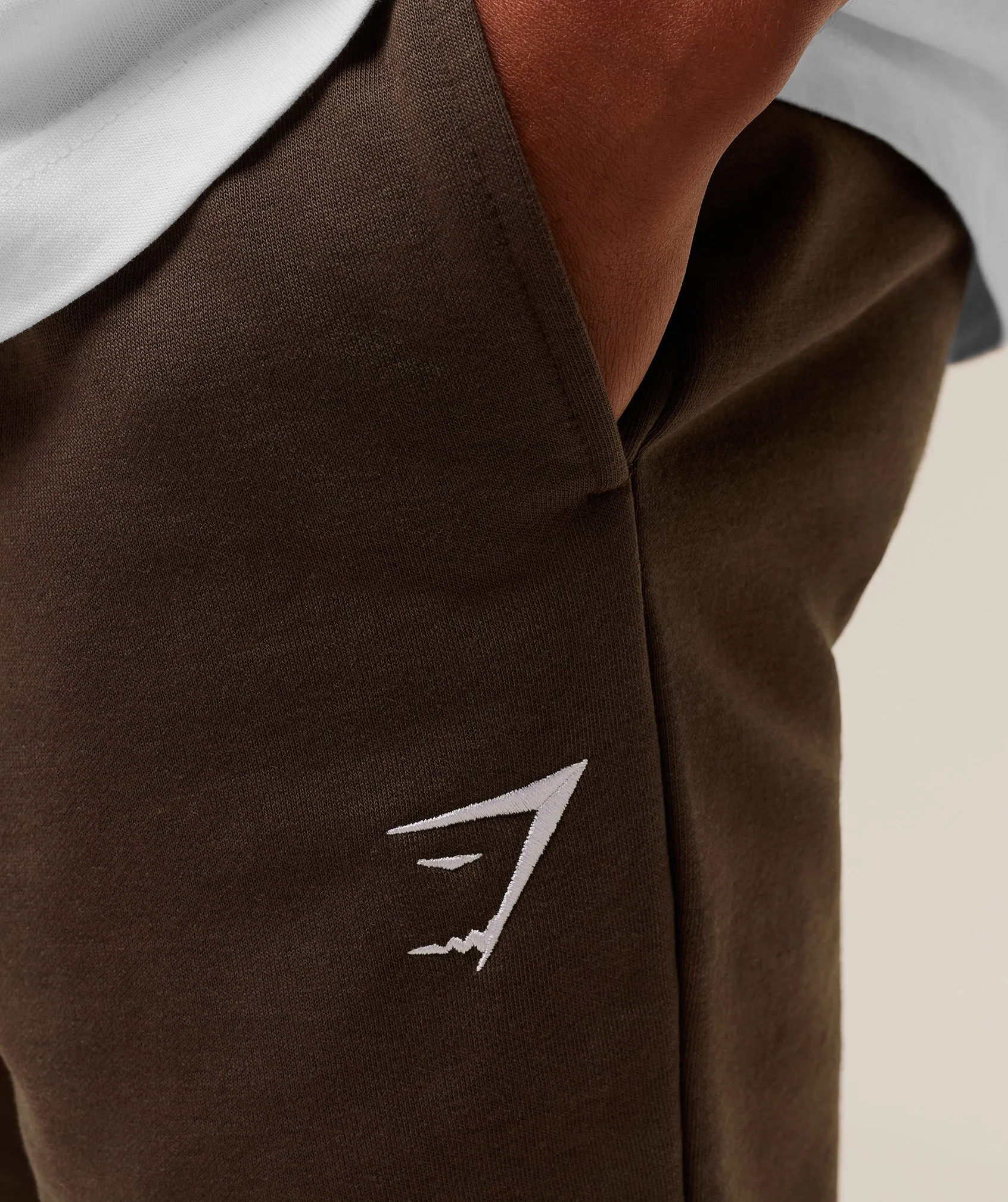 Gymshark Crest Joggers - Archive Brown sold by Gymshark product image thumbnail 5