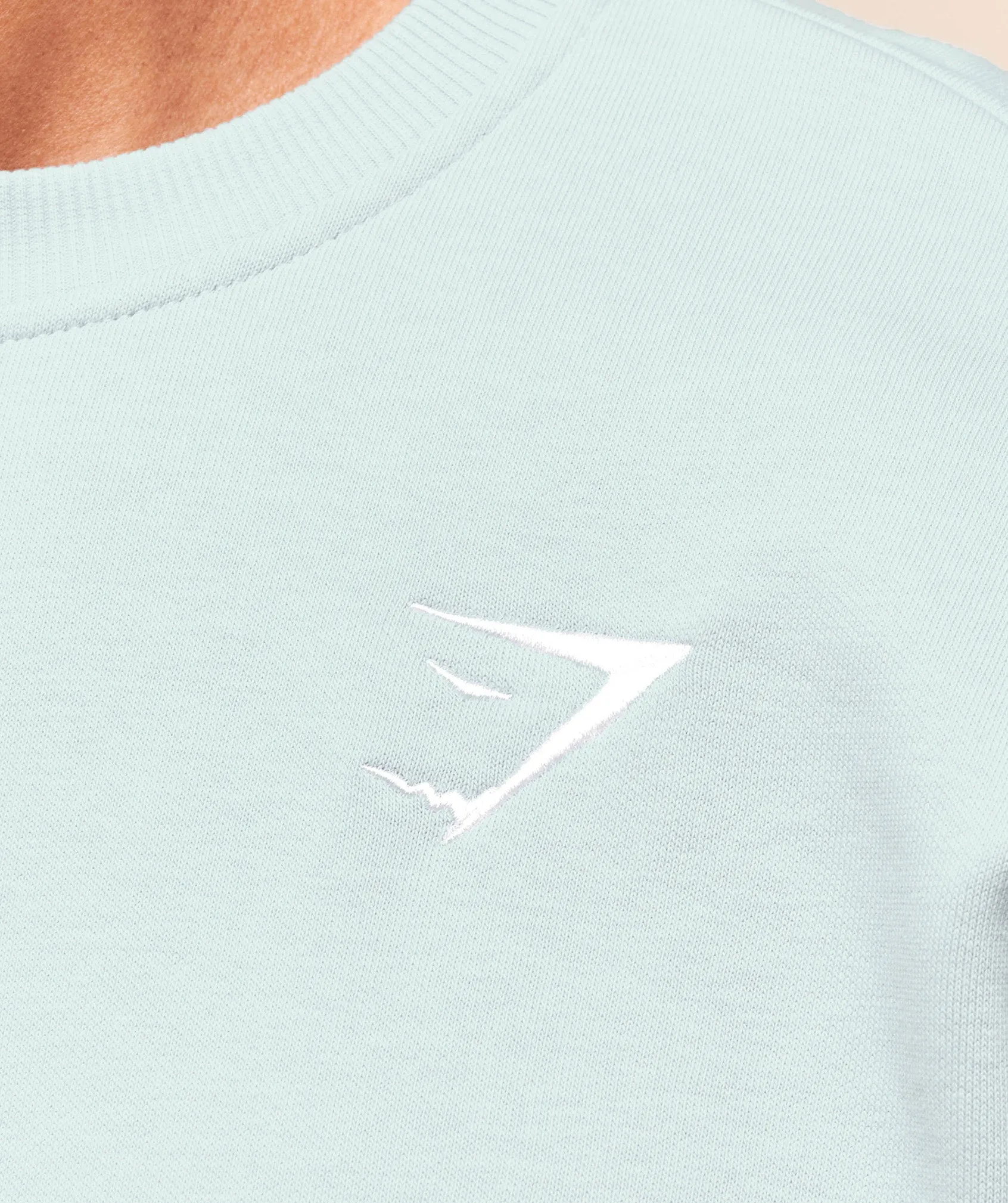 Gymshark Crest Oversized Crew - Smoke Blue sold by Gymshark product image thumbnail 4