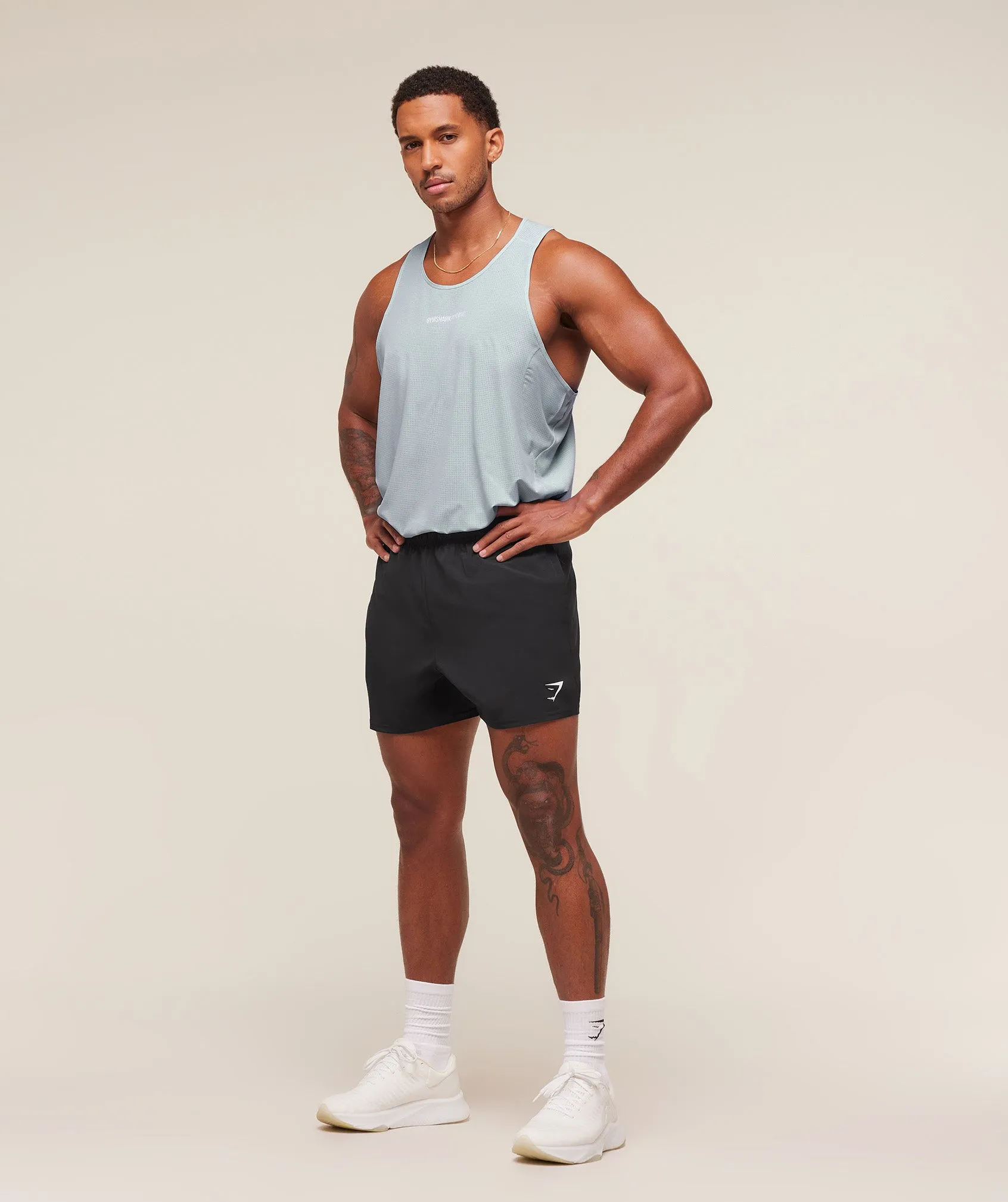 Gymshark Running Tank - Smoke Blue sold by Gymshark product image thumbnail 4
