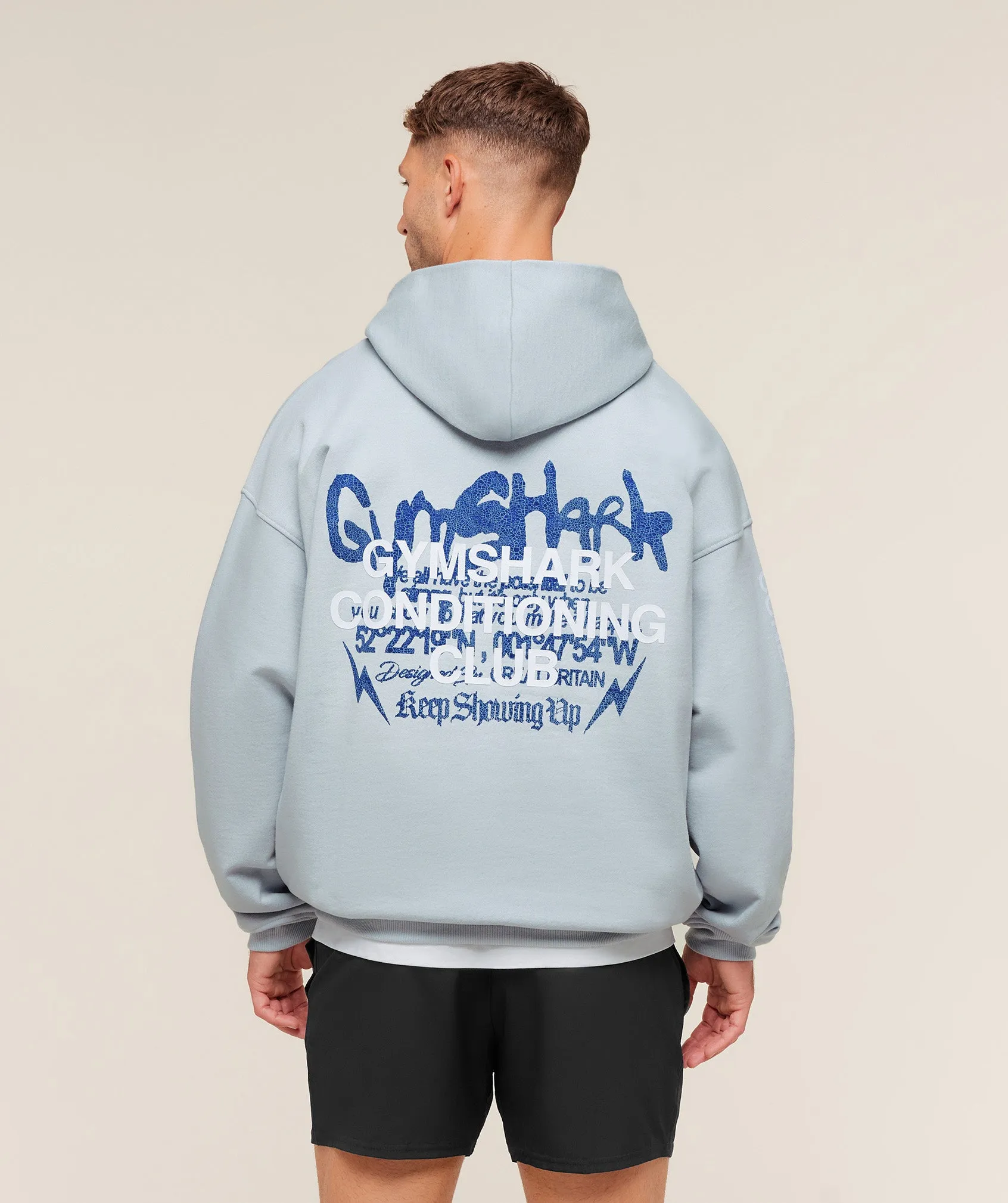 Gymshark GSCC Hoodie - Smoke Blue sold by Gymshark