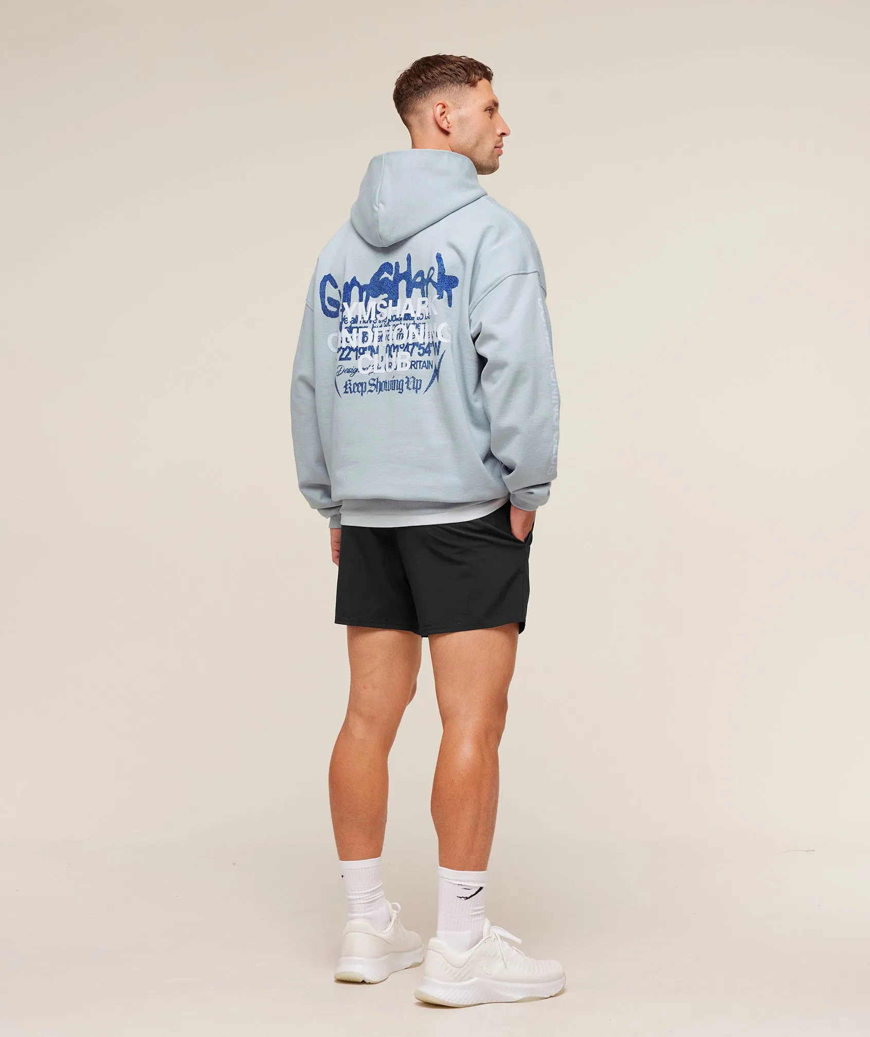 Gymshark GSCC Hoodie - Smoke Blue sold by Gymshark product image thumbnail 4