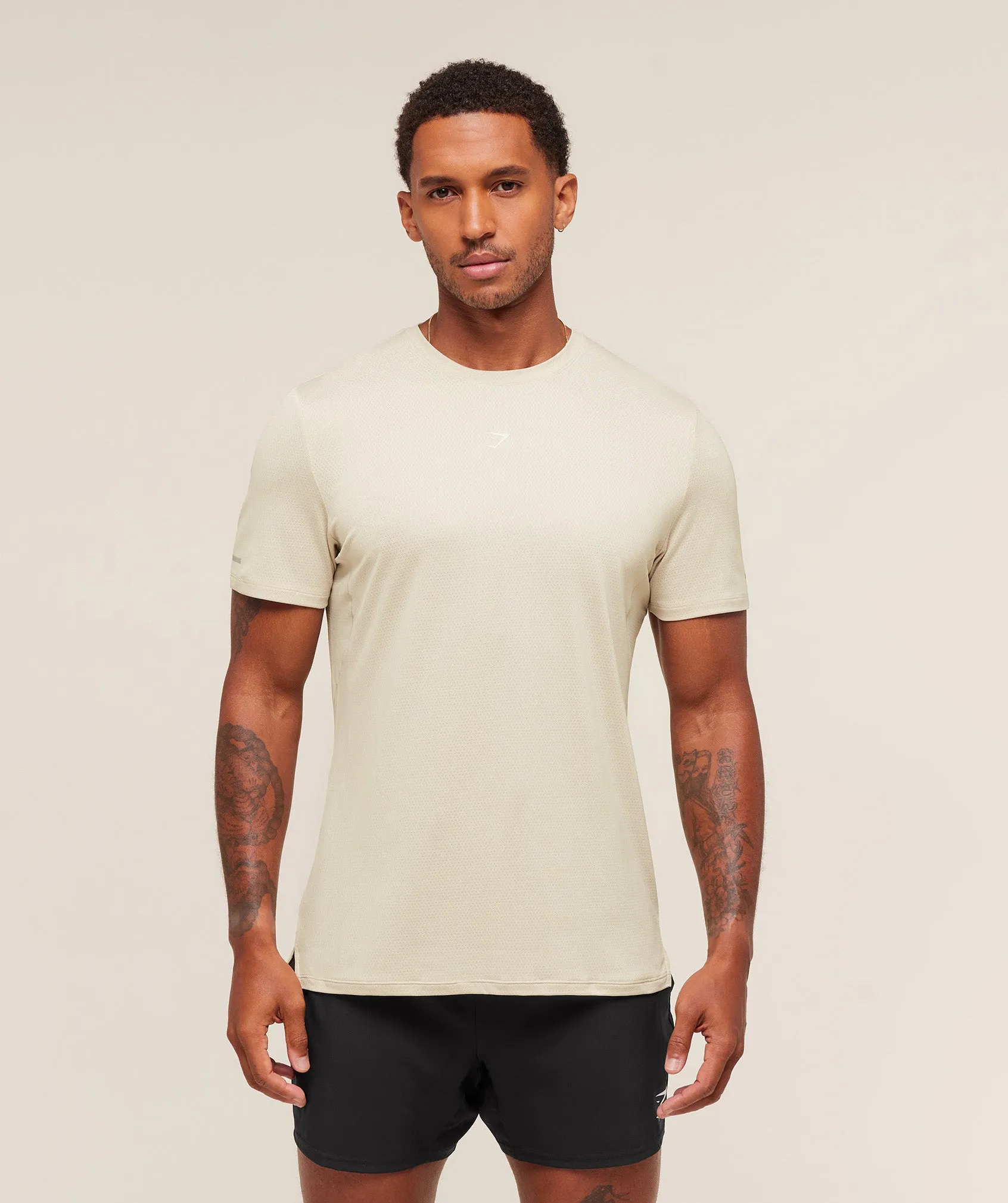 Gymshark Running T-Shirt - Pebble Grey sold by Gymshark product image thumbnail 4