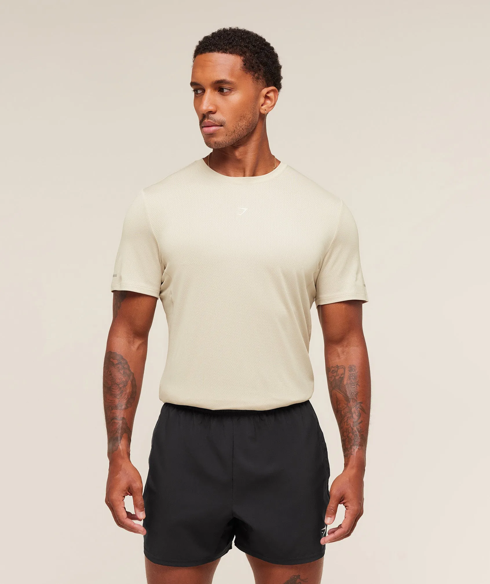 Gymshark Running T-Shirt - Pebble Grey sold by Gymshark