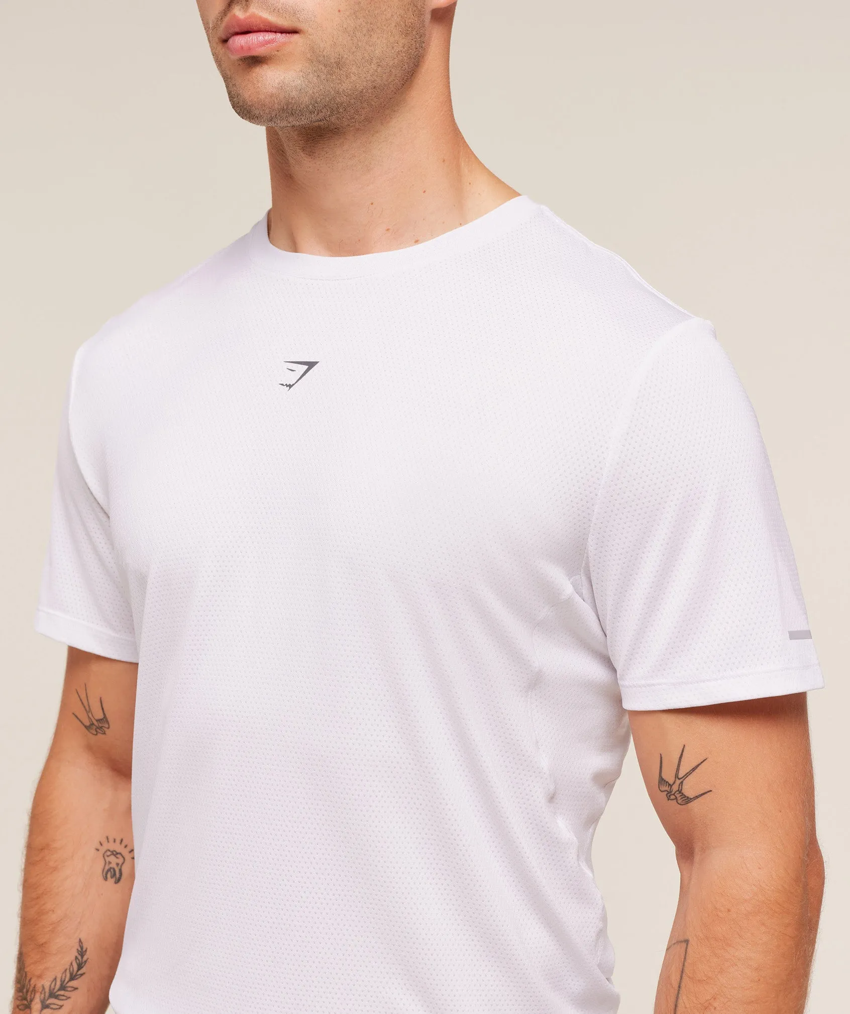 Gymshark Running T-Shirt - White sold by Gymshark product image thumbnail 5