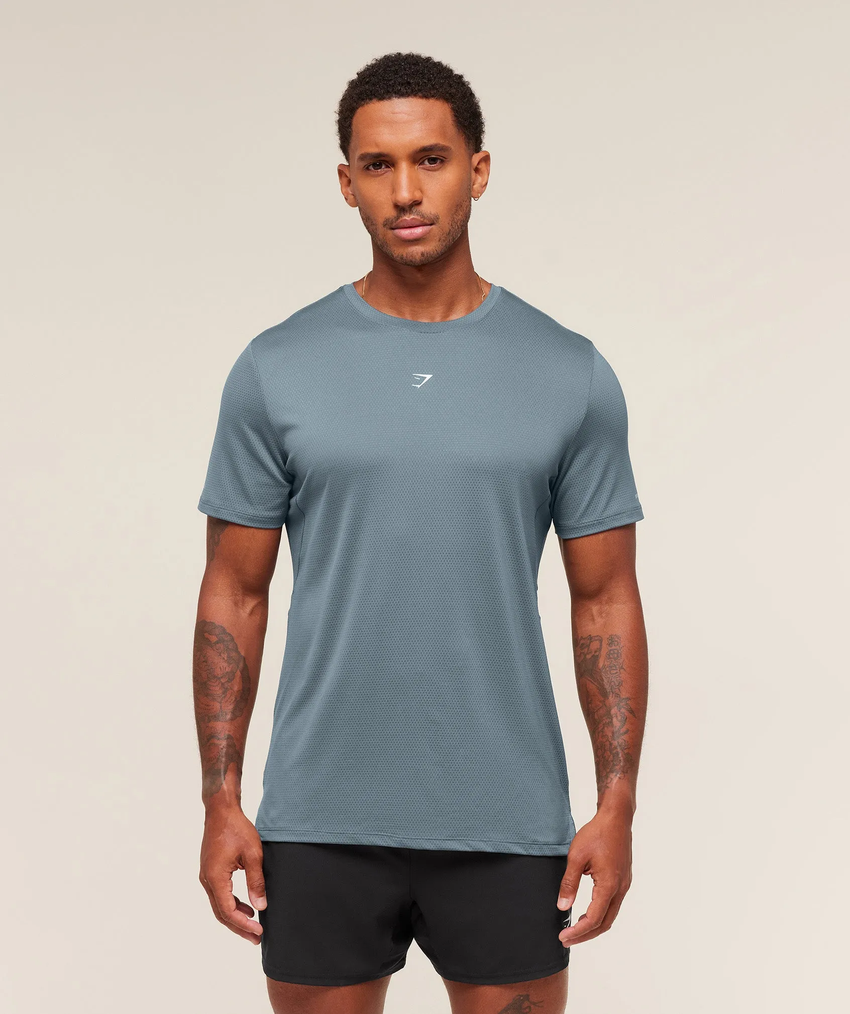 Gymshark Running T-Shirt - Iron Blue sold by Gymshark product image thumbnail 4
