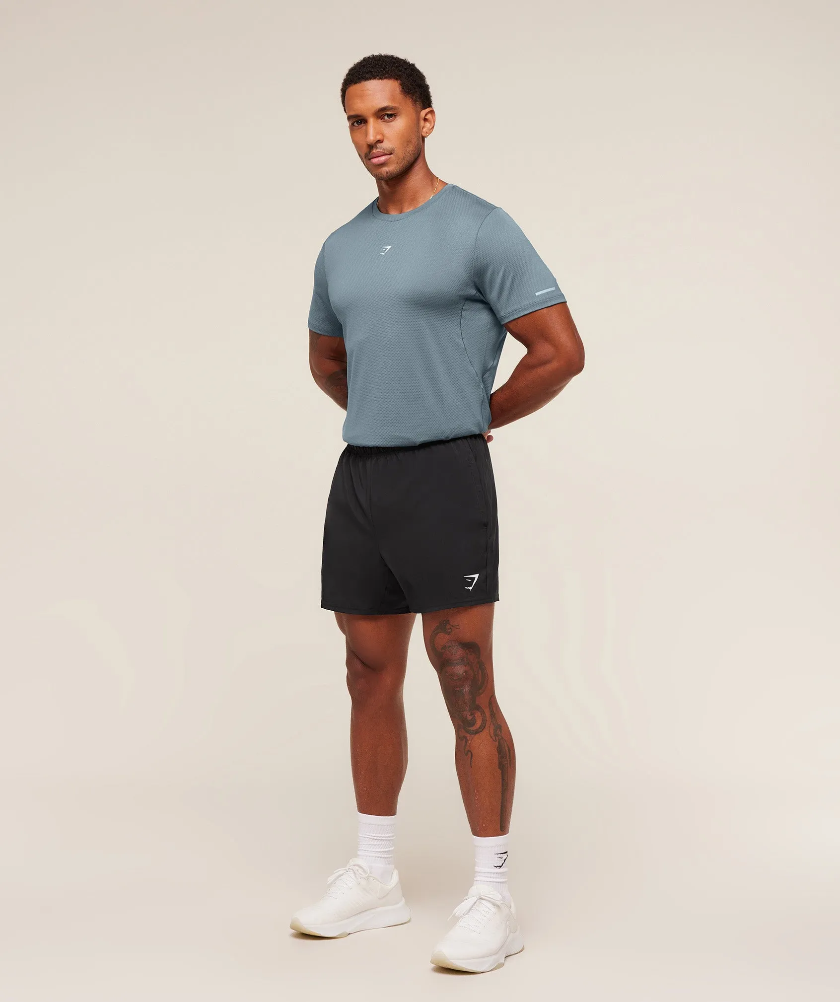Gymshark Running T-Shirt - Iron Blue sold by Gymshark product image thumbnail 3