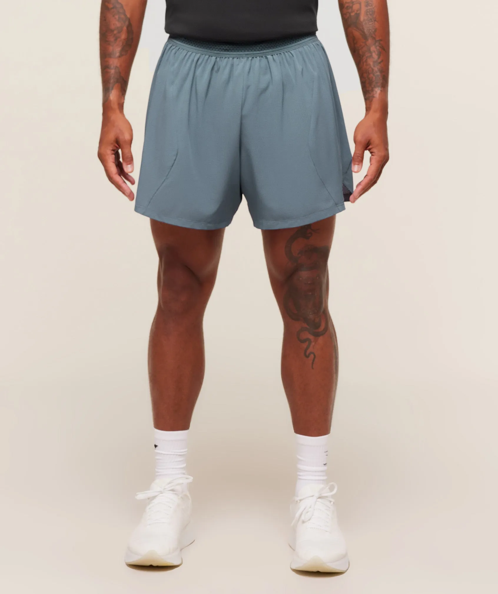Gymshark Running Shorts 5" - Iron Blue sold by Gymshark
