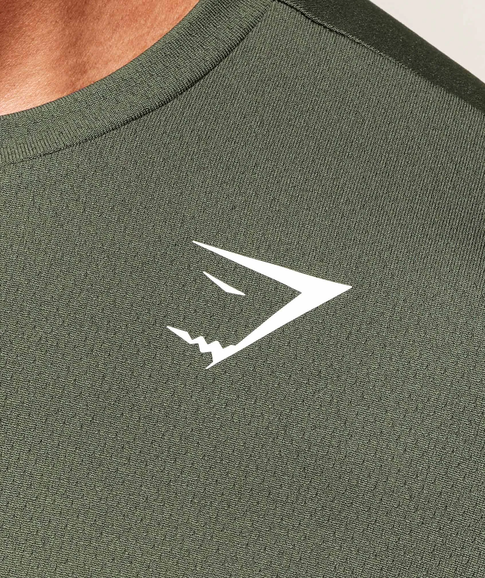 Gymshark Arrival Regular Fit T-Shirt - Strength Green sold by Gymshark product image thumbnail 3